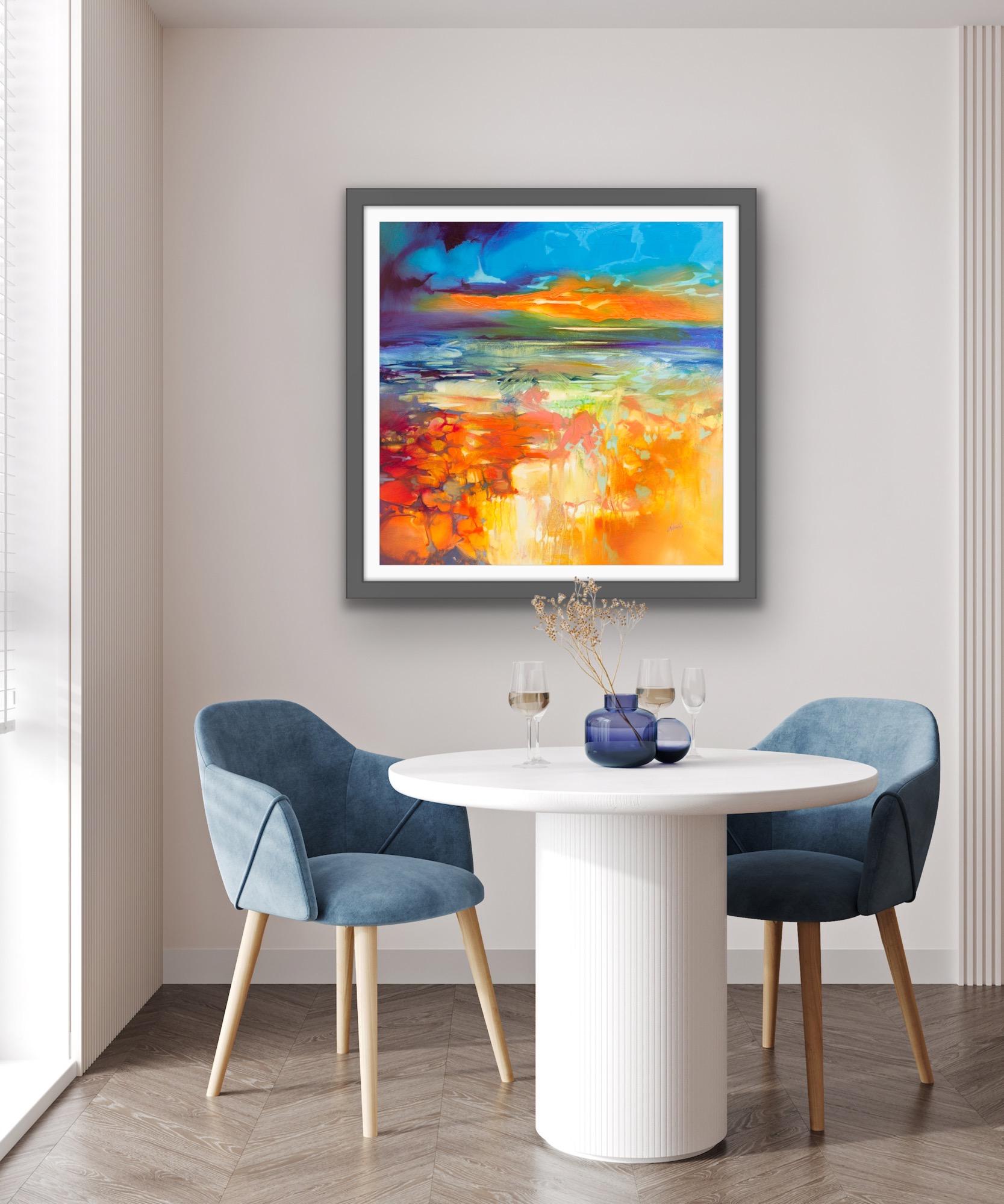 Moulded by Water, Abstract Landscape Painting, Contemporary Scottish Art For Sale 7