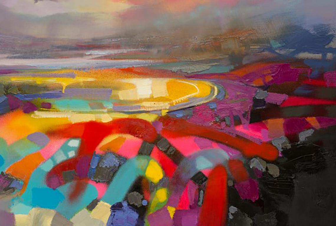 Neucleus - 21e siècle, Art contemporain, abstrait, peinture à l'huile, peinture à l'aérosol - Painting de Scott Naismith