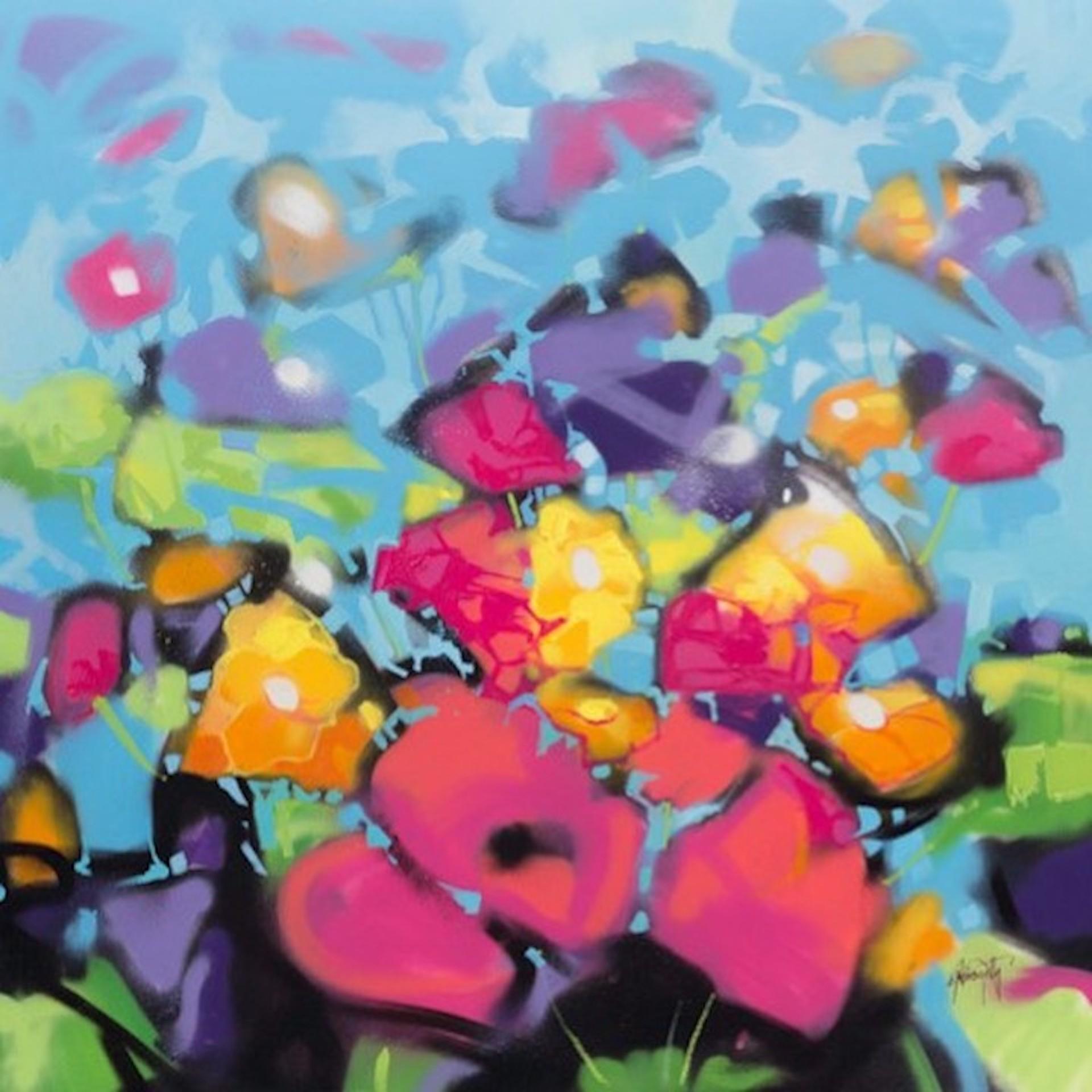 Scott Naismith, « Scattered Color II », peinture originale, art coloré