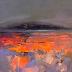 Submerged Study I, brightly coloured semi-abstract landscape