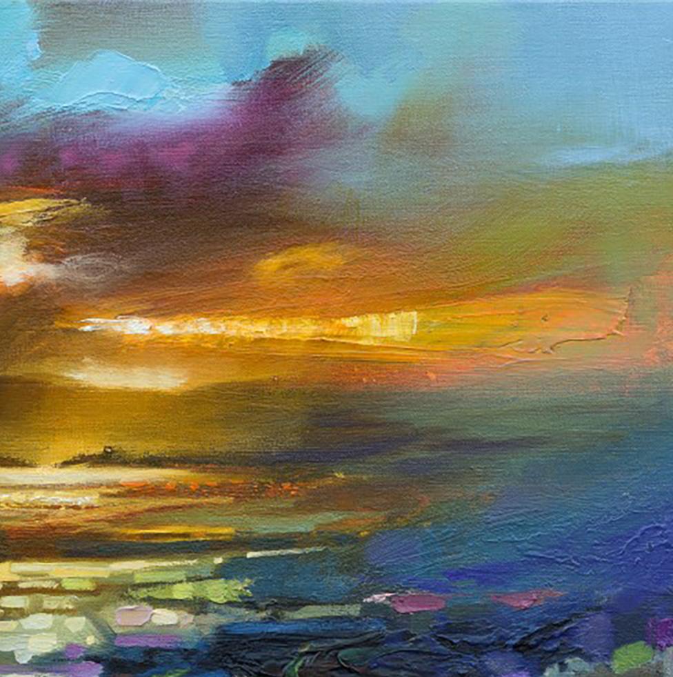 Tectonic Light - 21e siècle, Contemporary, Figurative, Spray Paint, Oil - Contemporain Painting par Scott Naismith