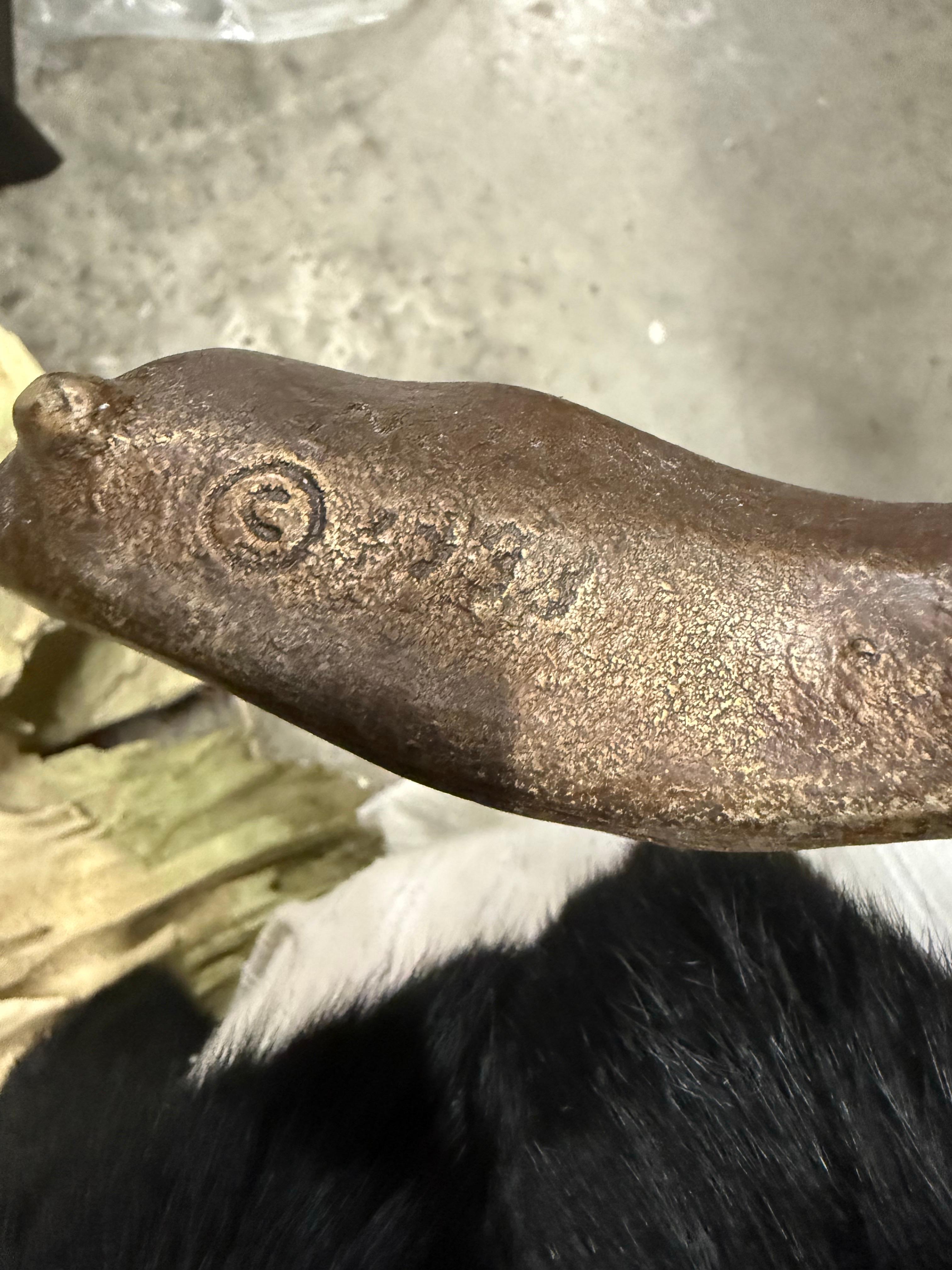 Scott Nelles Portacandele floreale in bronzo, firmato e datato in vendita 3