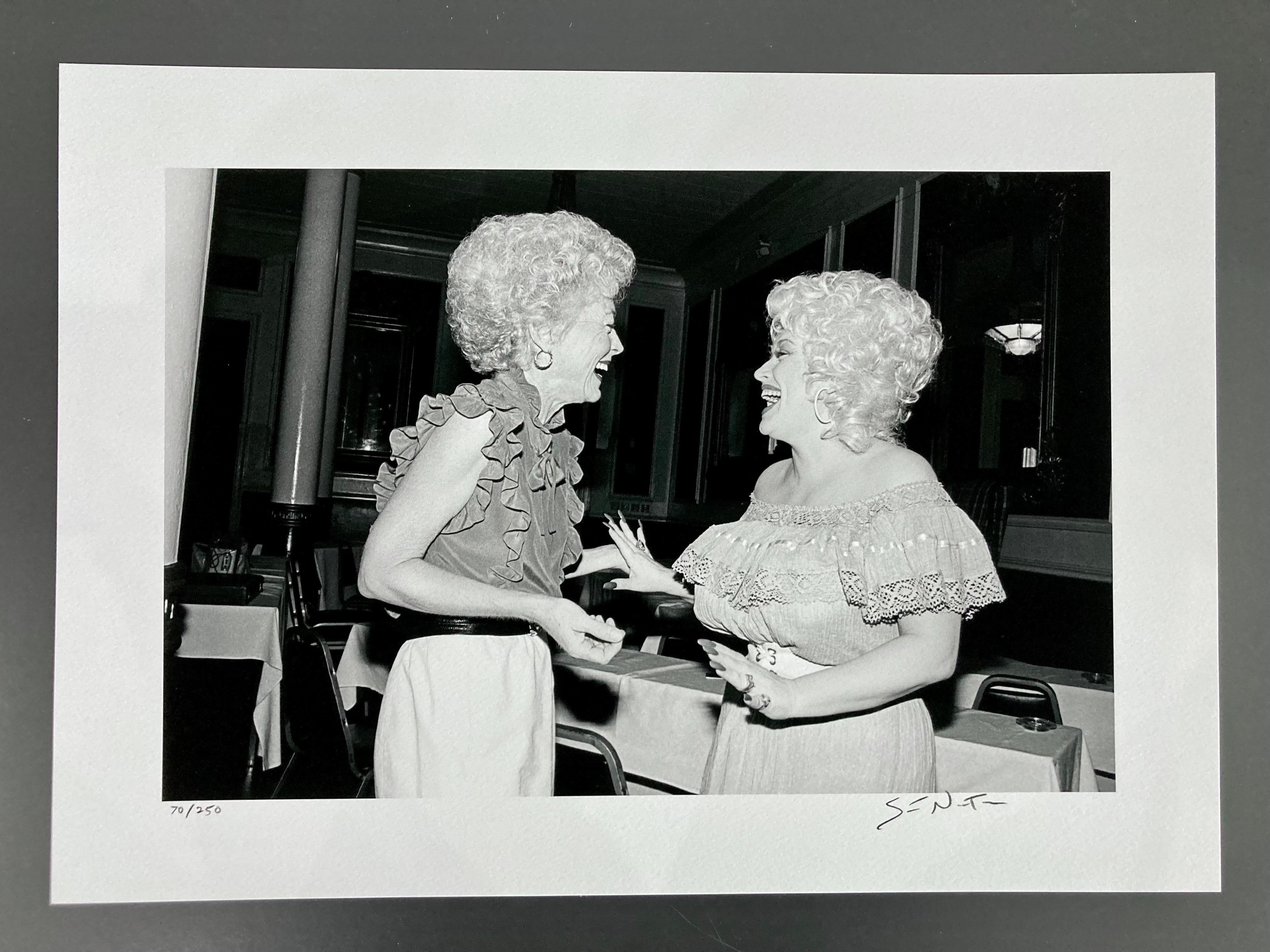 Ann Richards and Dolly Parton in Austin Texas by Scott Newton 1