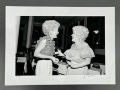 Ann Richards and Dolly Parton in Austin Texas by Scott Newton