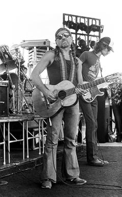 Willie Nelson lors de la pique-nique du 4 juillet 1979