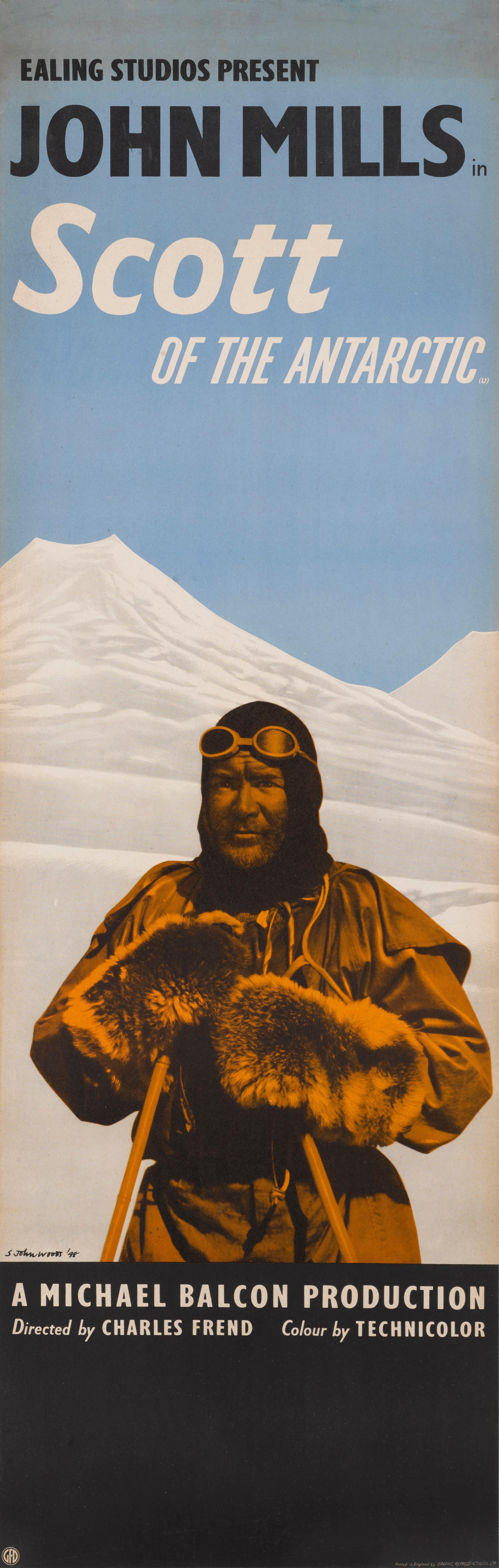 „Scott of the Antarctic“ Original britisches Filmplakat im Zustand „Hervorragend“ im Angebot in London, GB