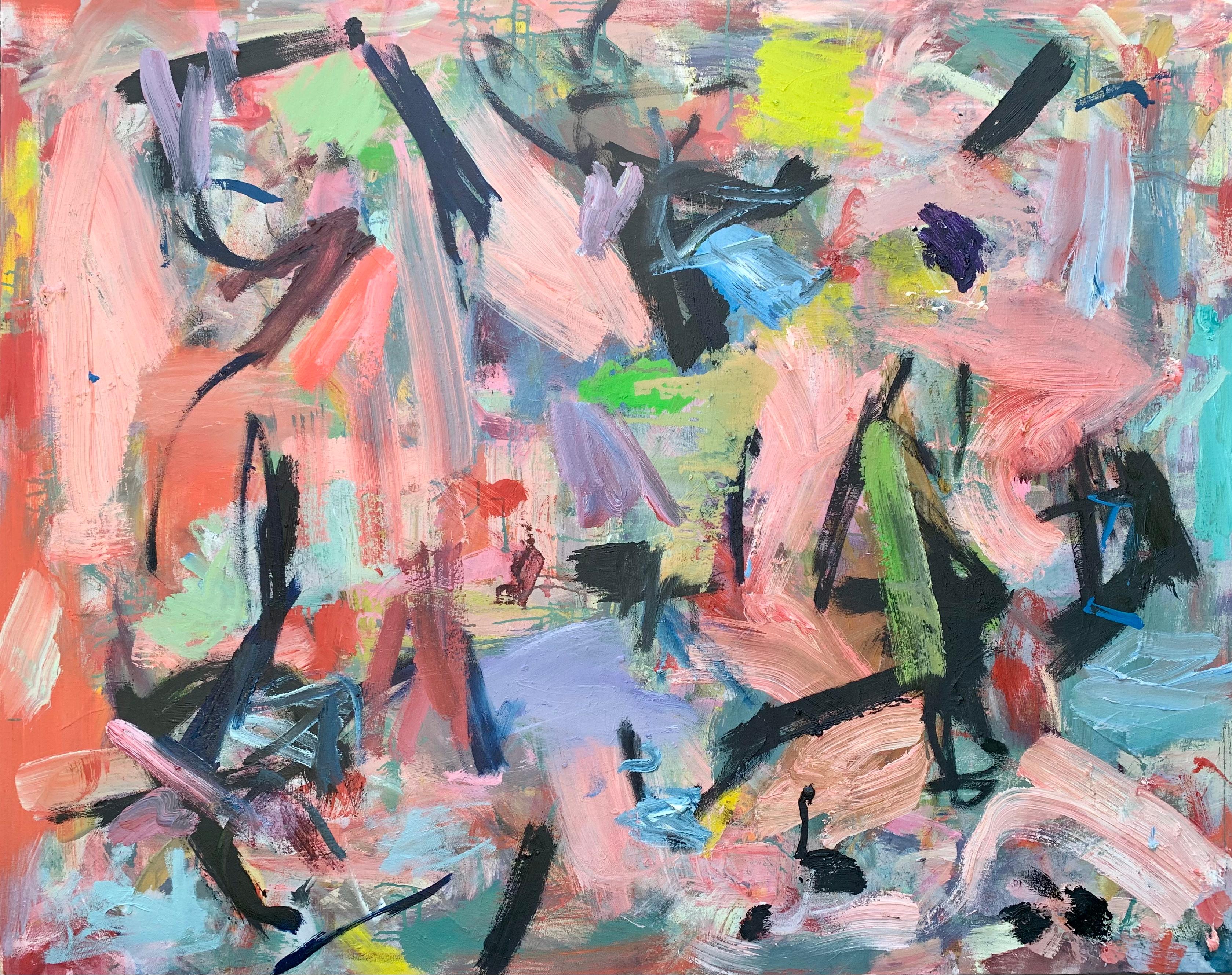 Scott Pattinson Abstract Painting – Between The Changes