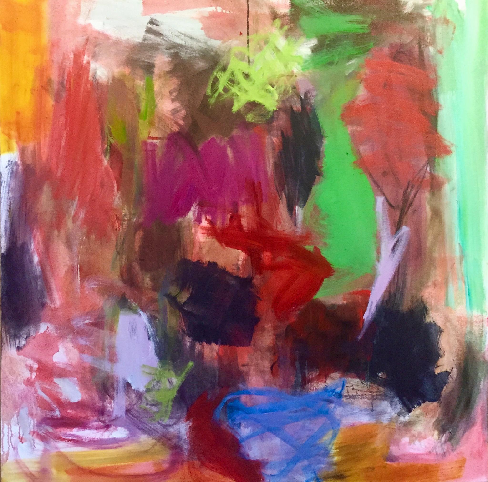 Scott Pattinson Abstract Painting - Falling Back On It