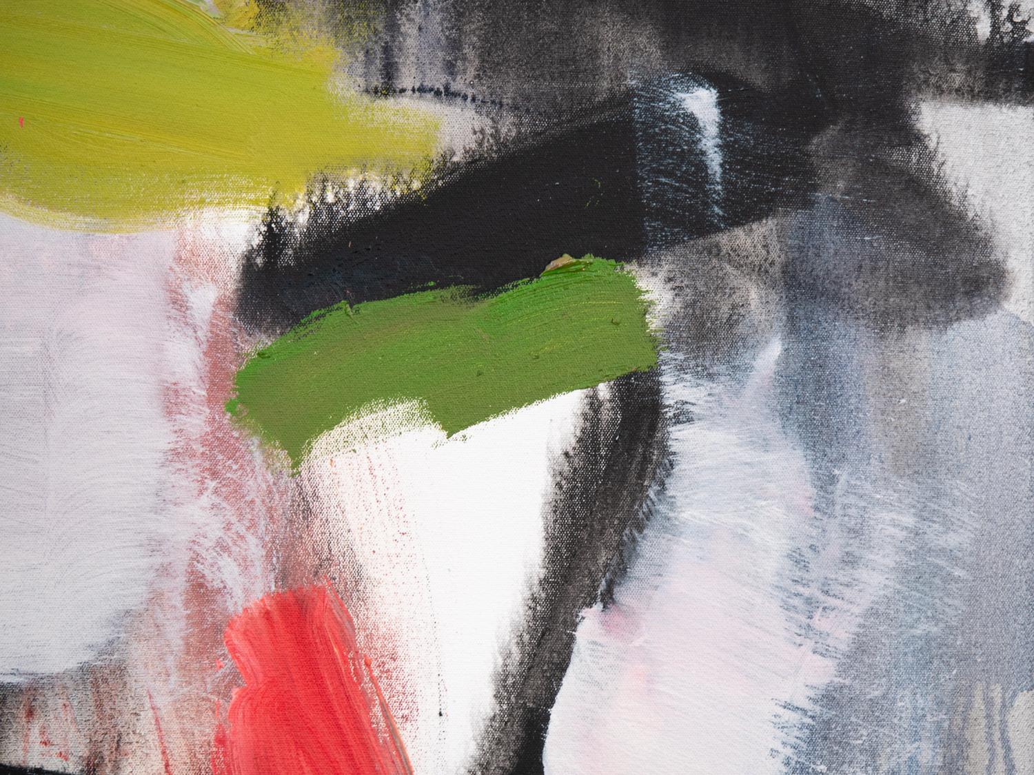 Familiar Routes - Brown Abstract Painting by Scott Pattinson