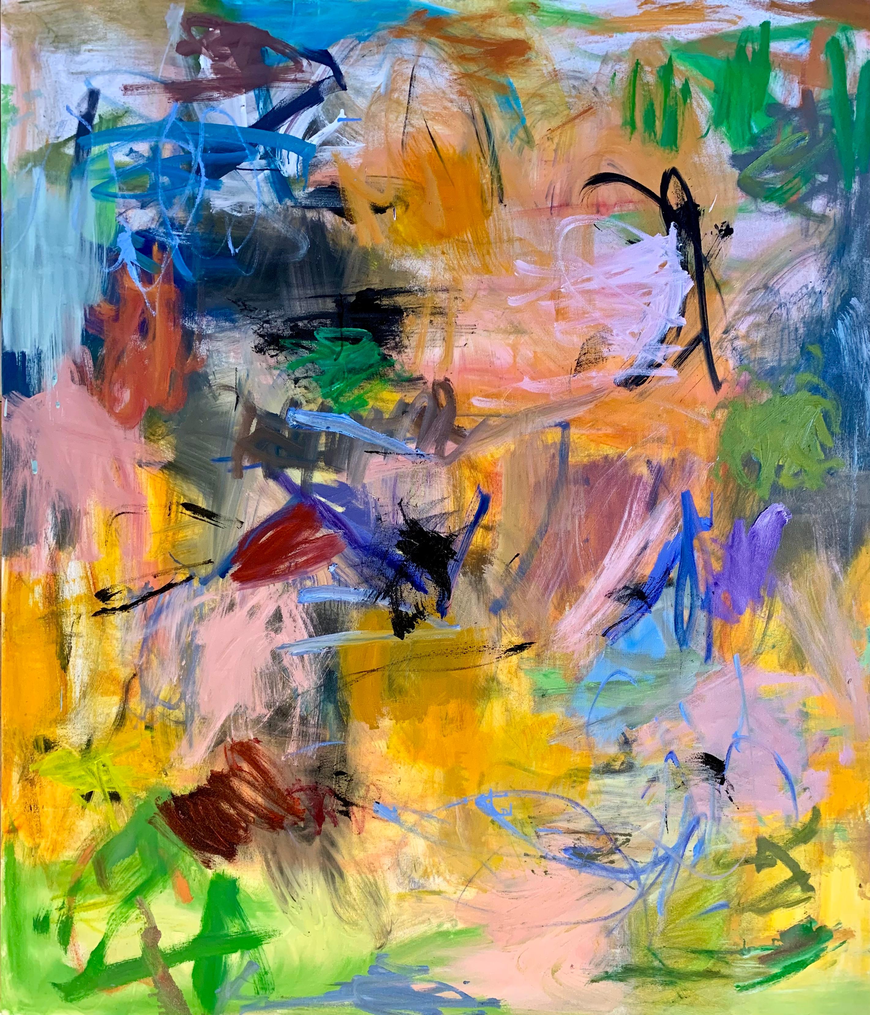 Scott Pattinson Abstract Painting – Nur jetzt