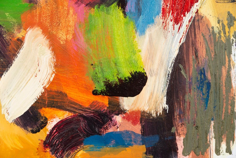 Scott Pattinson Room For It bold, vibrant, colourful, gestural abstract, oil on canvas For