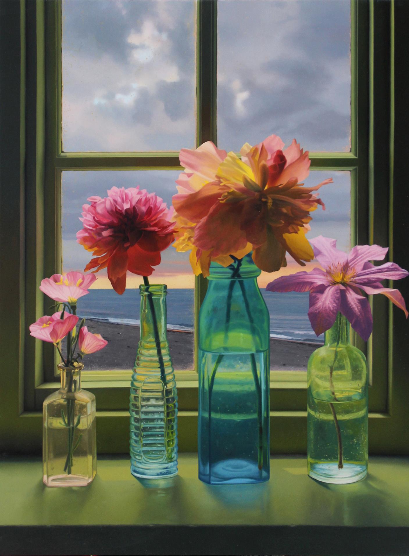 Scott Prior Still-Life Painting - Spring Flowers