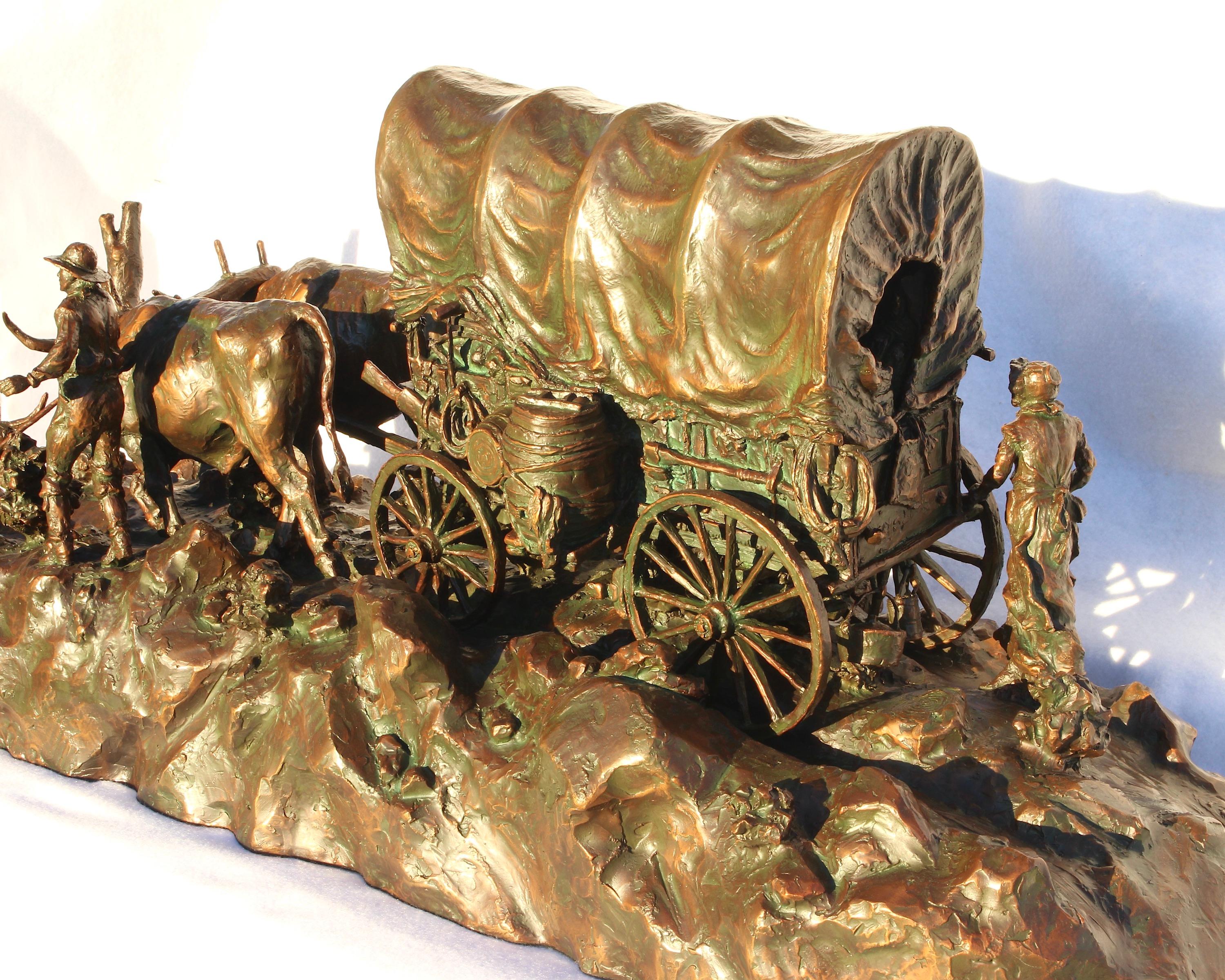 Signed/etched by artist on bronze base of sculpture with edition number.
2/30