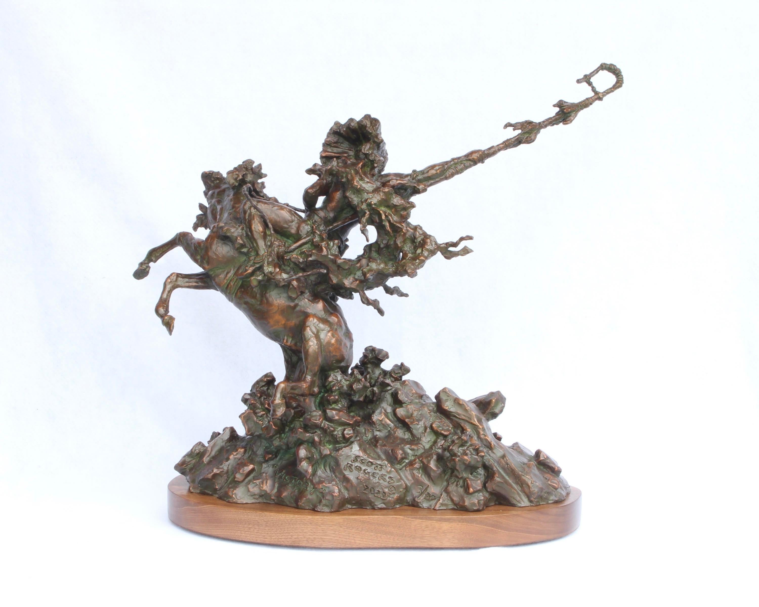 Victory - Realist Sculpture by Scott Rogers
