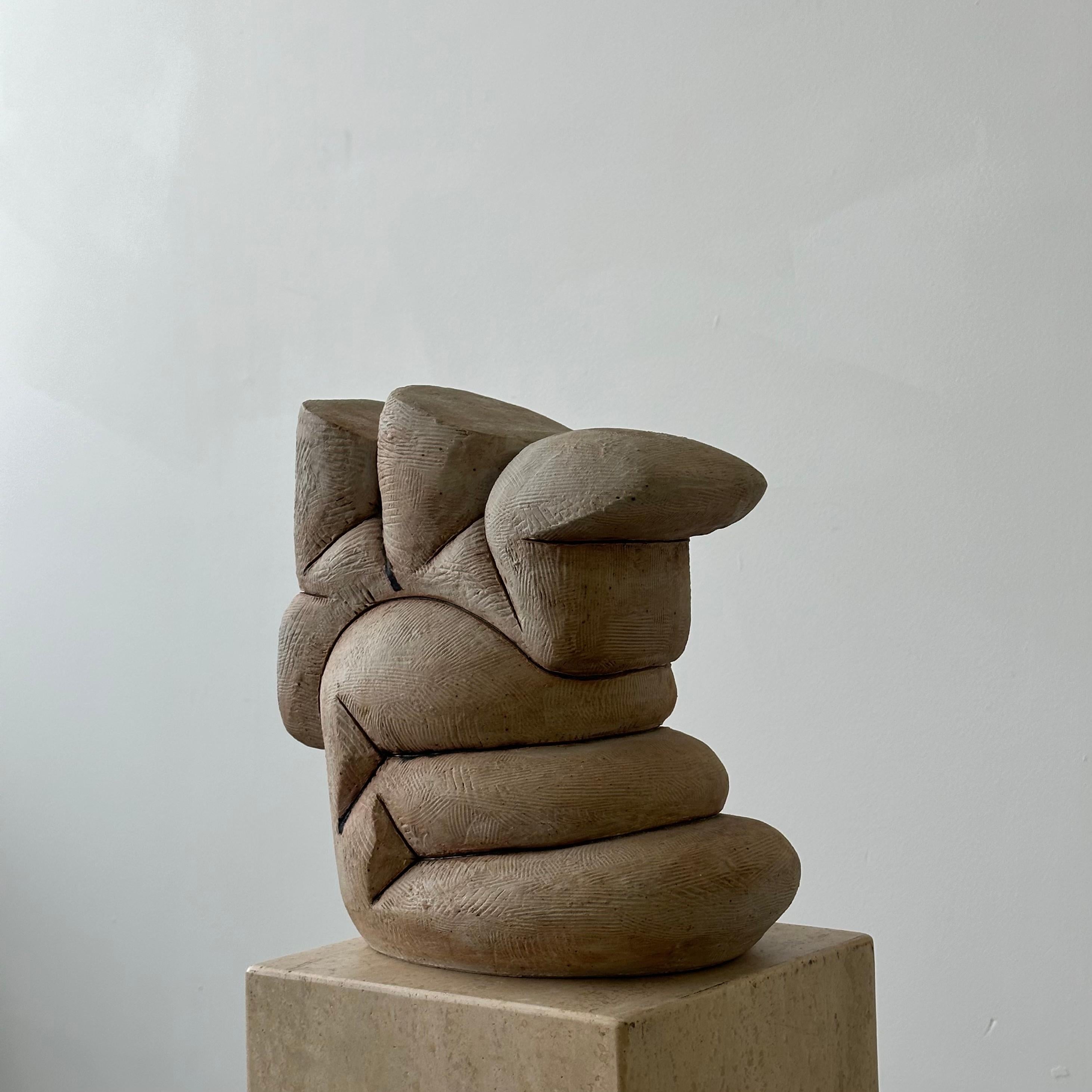 Mid-Century Modern Sculpture en céramique de Scott Rosenthal en vente