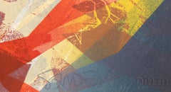 Wave Seven, lithographie expressionniste abstraite de Scott Sandell