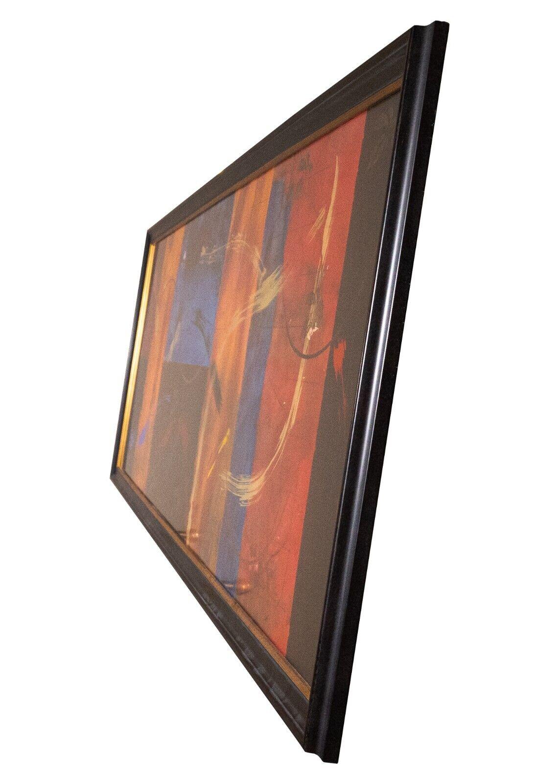 Late 20th Century Scott Sandell Untitled Contemporary Abstract II Signed Mixed Media Framed 1992 For Sale