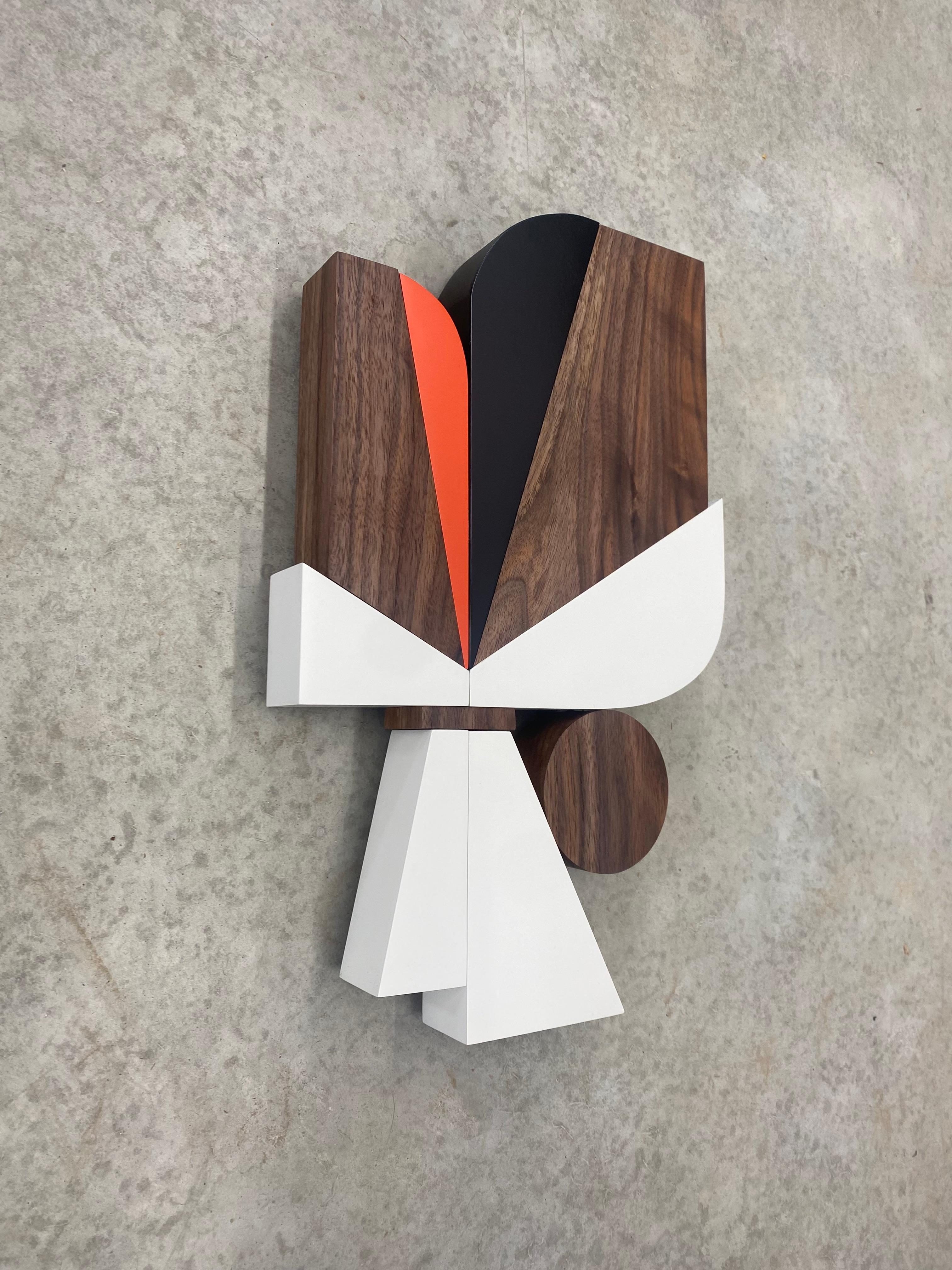 Scultura da parete in legno 