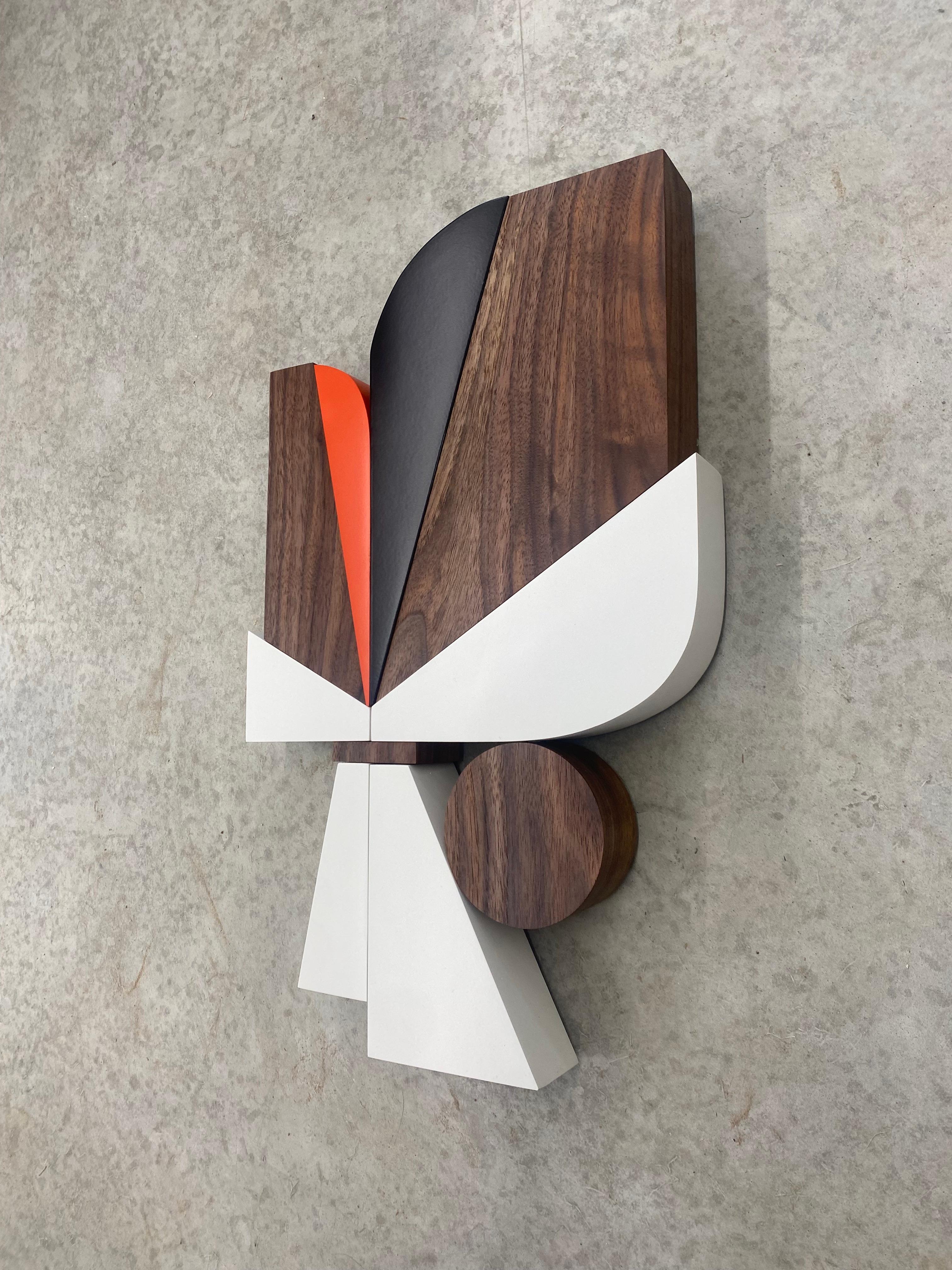 Scultura da parete in legno 