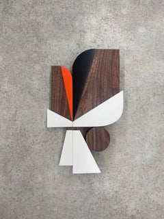 "1961" Wood Wall Sculpture- By American Artist Scott Troxel