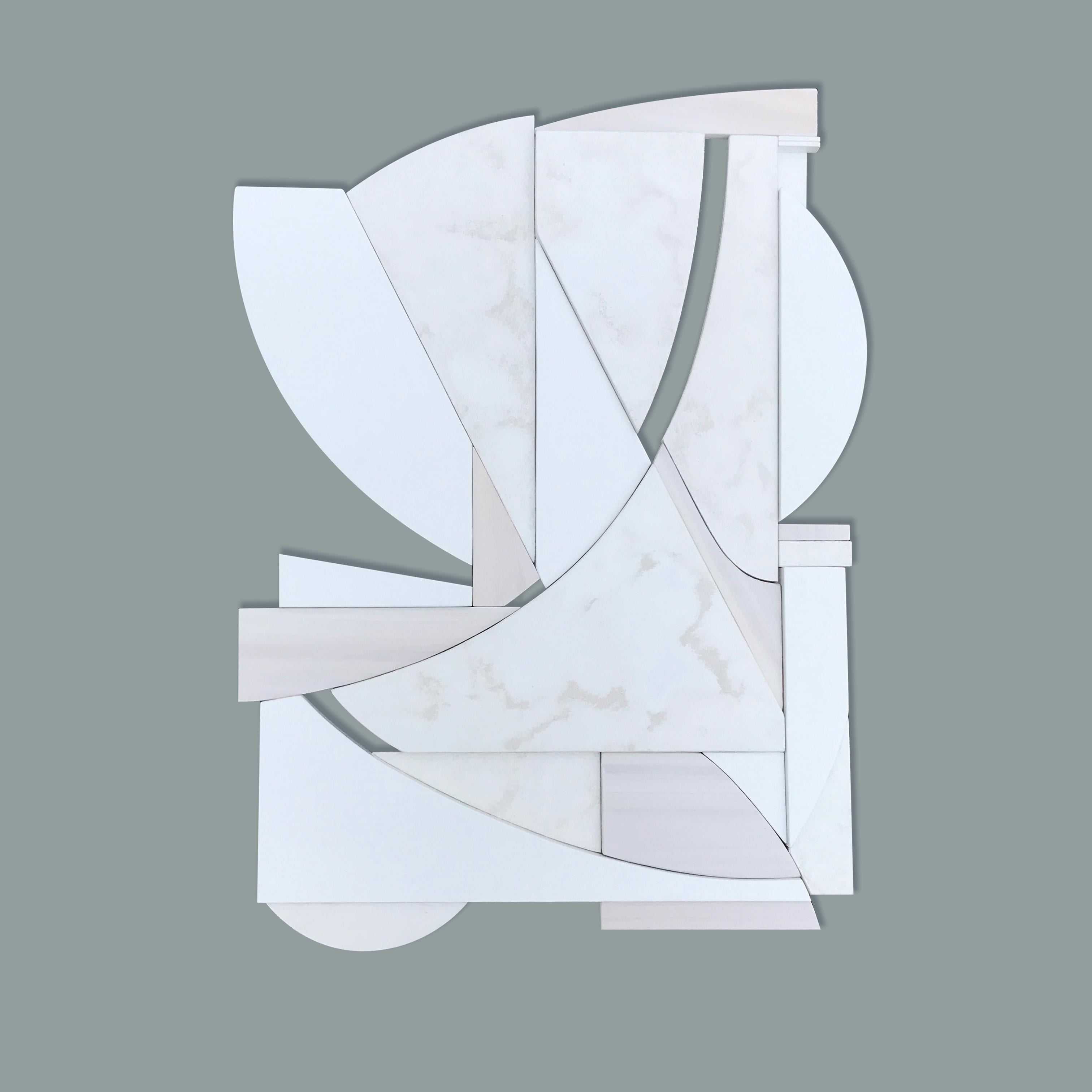 Escultura contemporánea americana de Scott Troxel - Blanco en venta 11