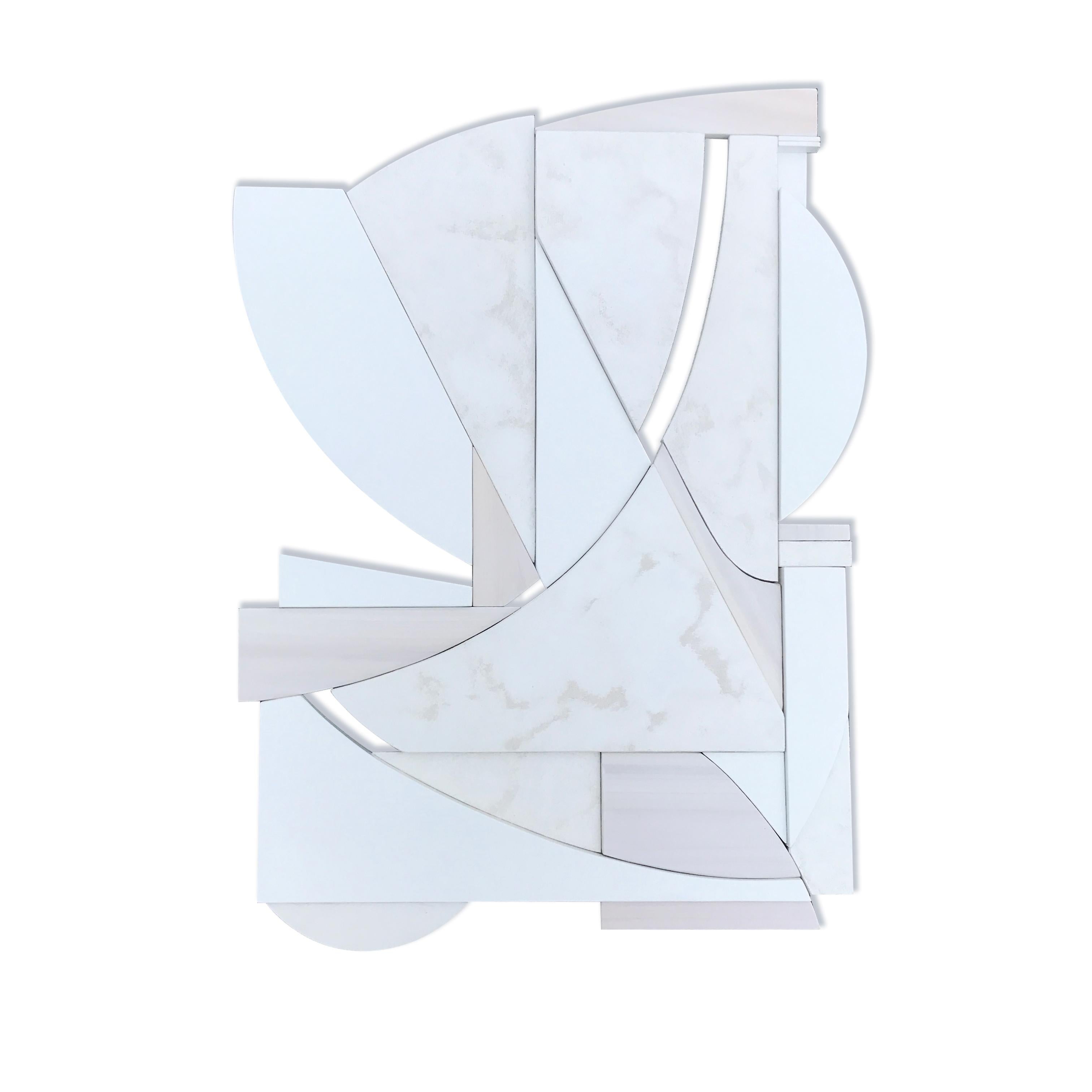 Escultura contemporánea americana de Scott Troxel - Blanco en venta 12
