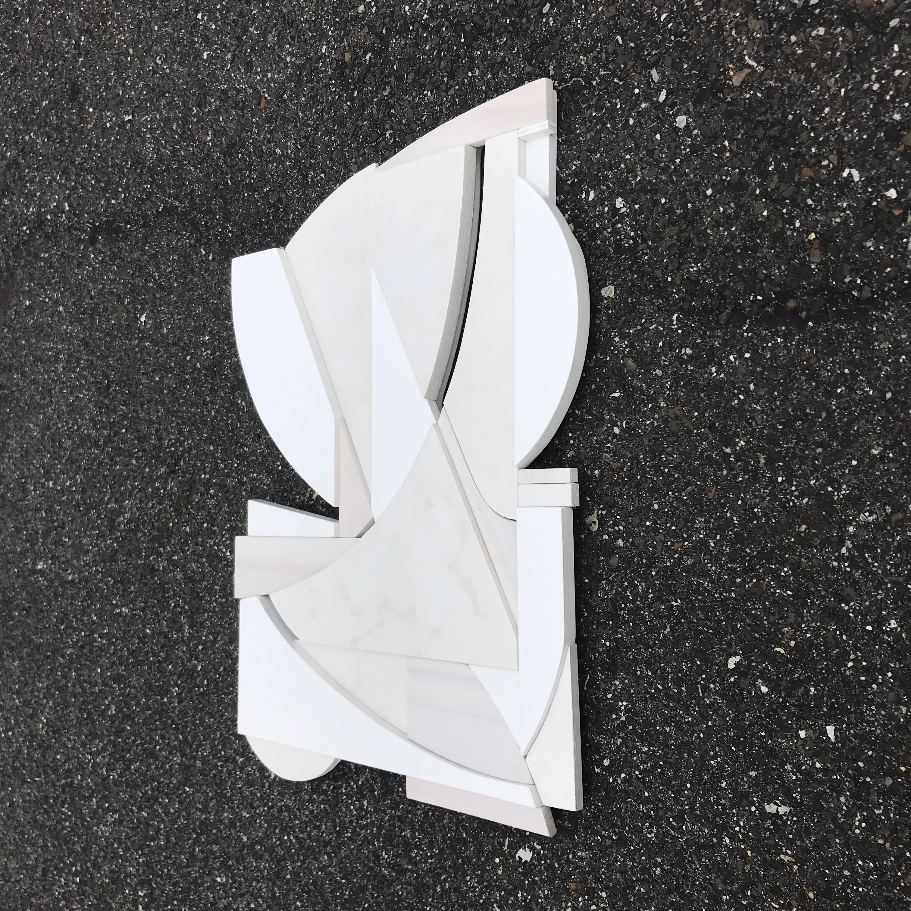 Escultura contemporánea americana de Scott Troxel - Blanco en venta 13