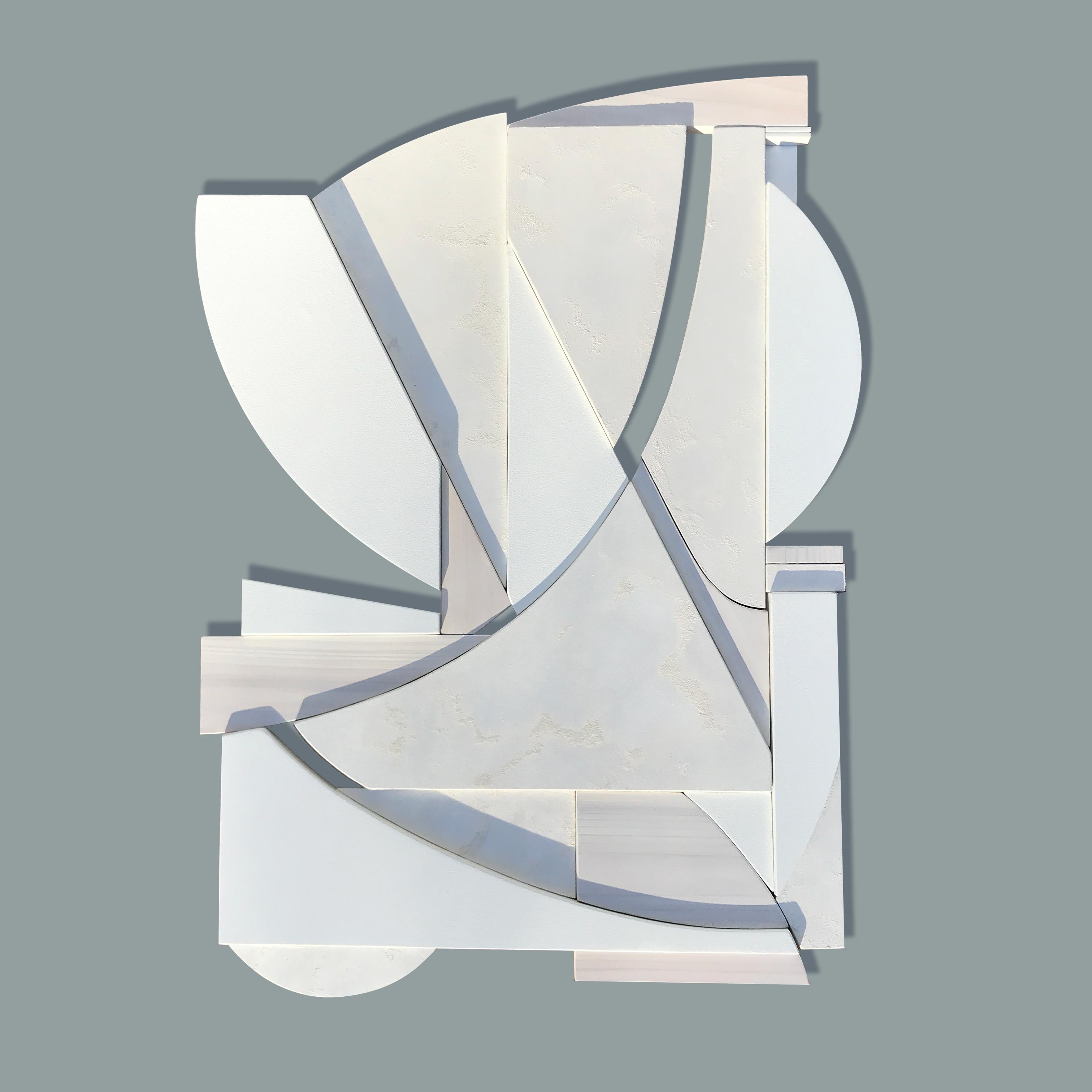 Escultura contemporánea americana de Scott Troxel - Blanco en venta 15