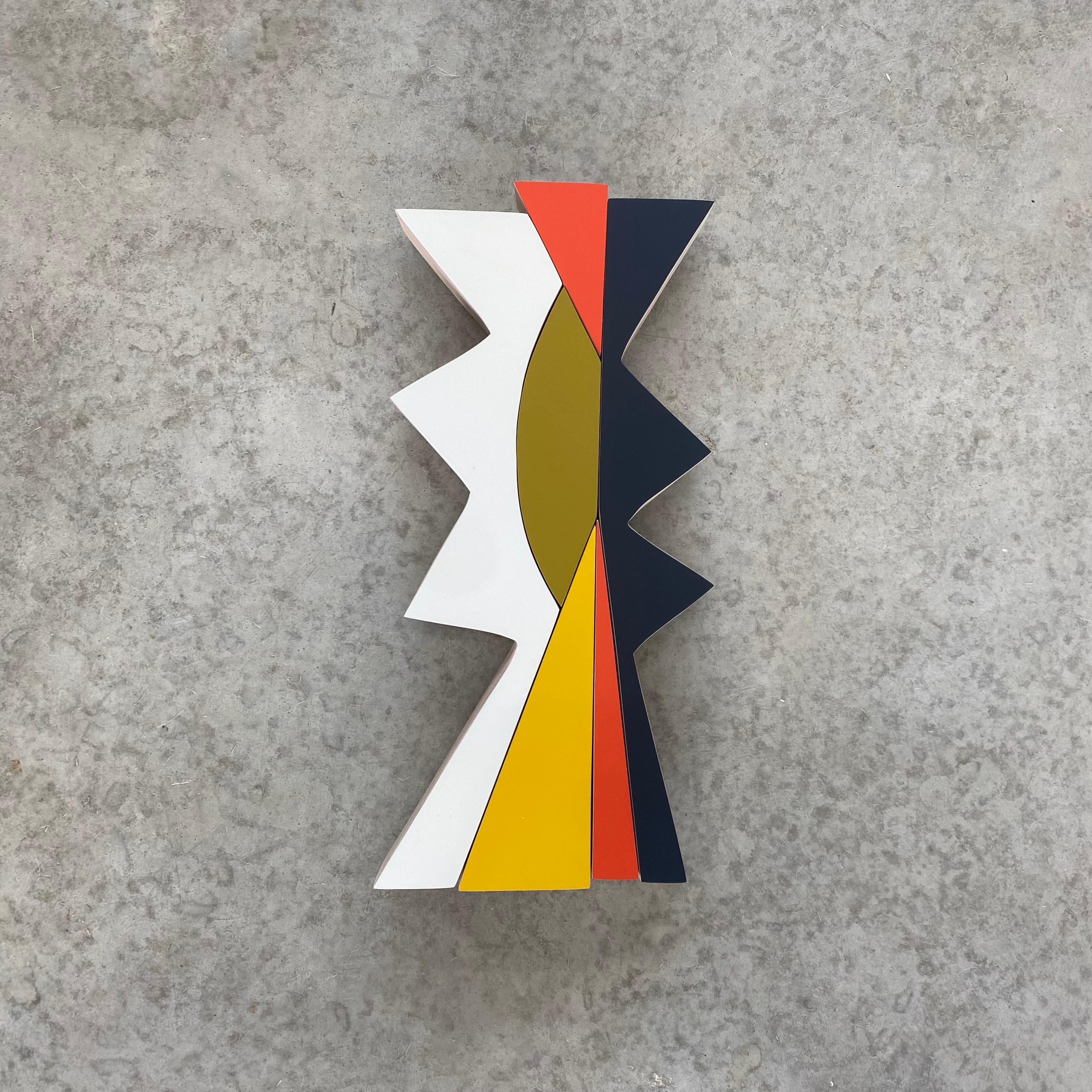 Acrylic on solid maple, matte clear coat

Small Pop series are minimalist driven, wood wall sculptures that are small and blocky and feature bright saturated colors. The pieces was inspired by my love for simple bold colors and modernist repeating