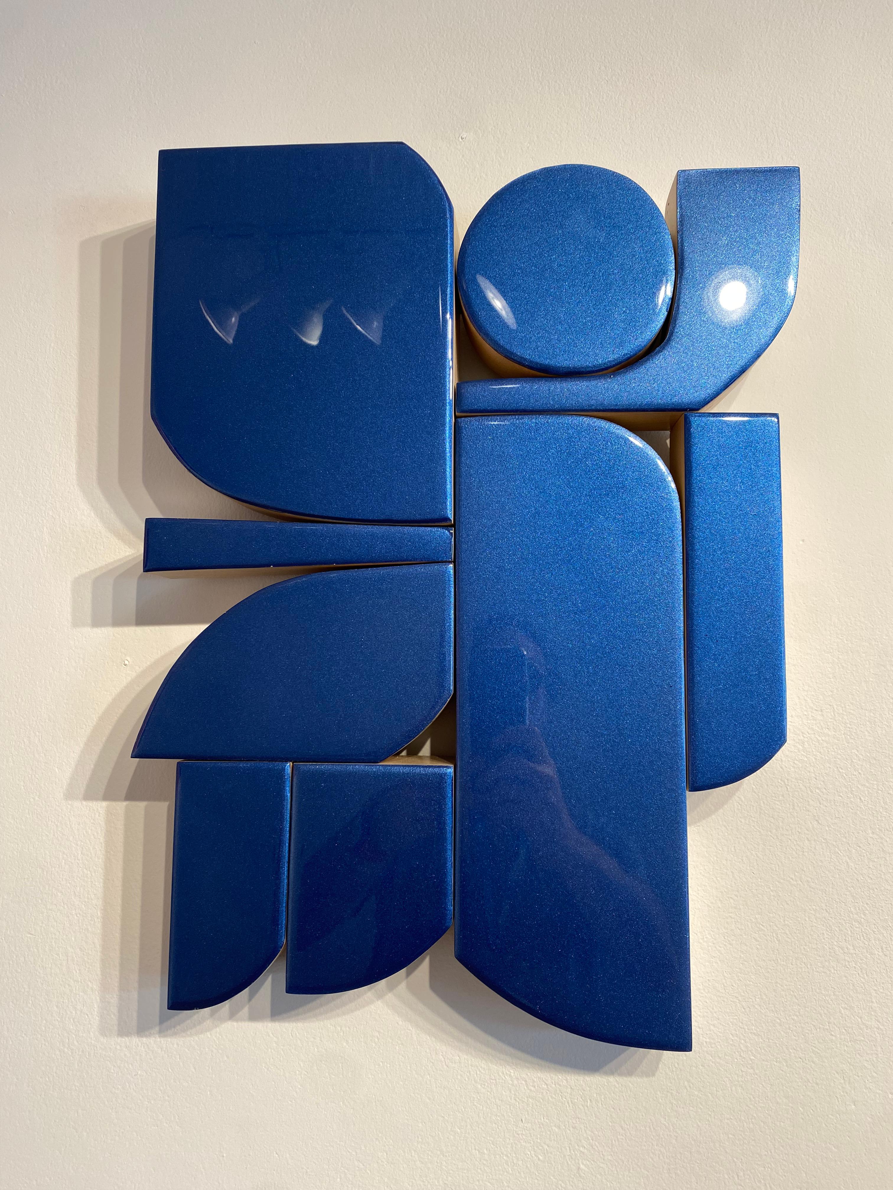 Scultura AM Contemporary di Scott Troxel - Halo Blue in vendita 4