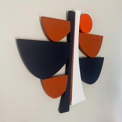 American Contemporary Sculpture by Scott Troxel - Navy Bourbon