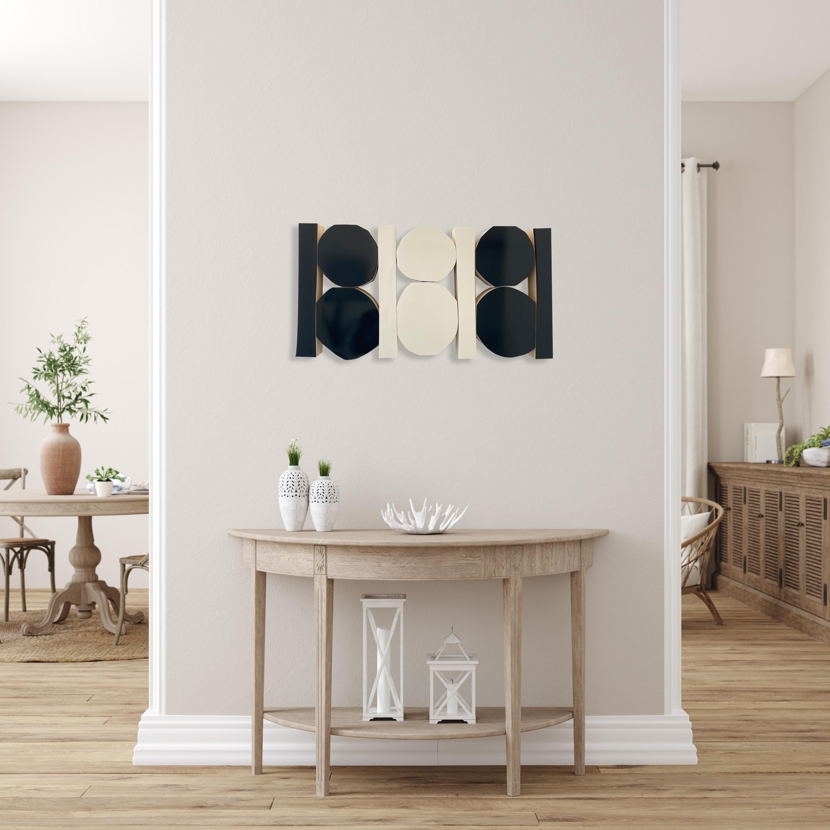 Scultura contemporanea americana di Scott Troxel - Navy White in vendita 2