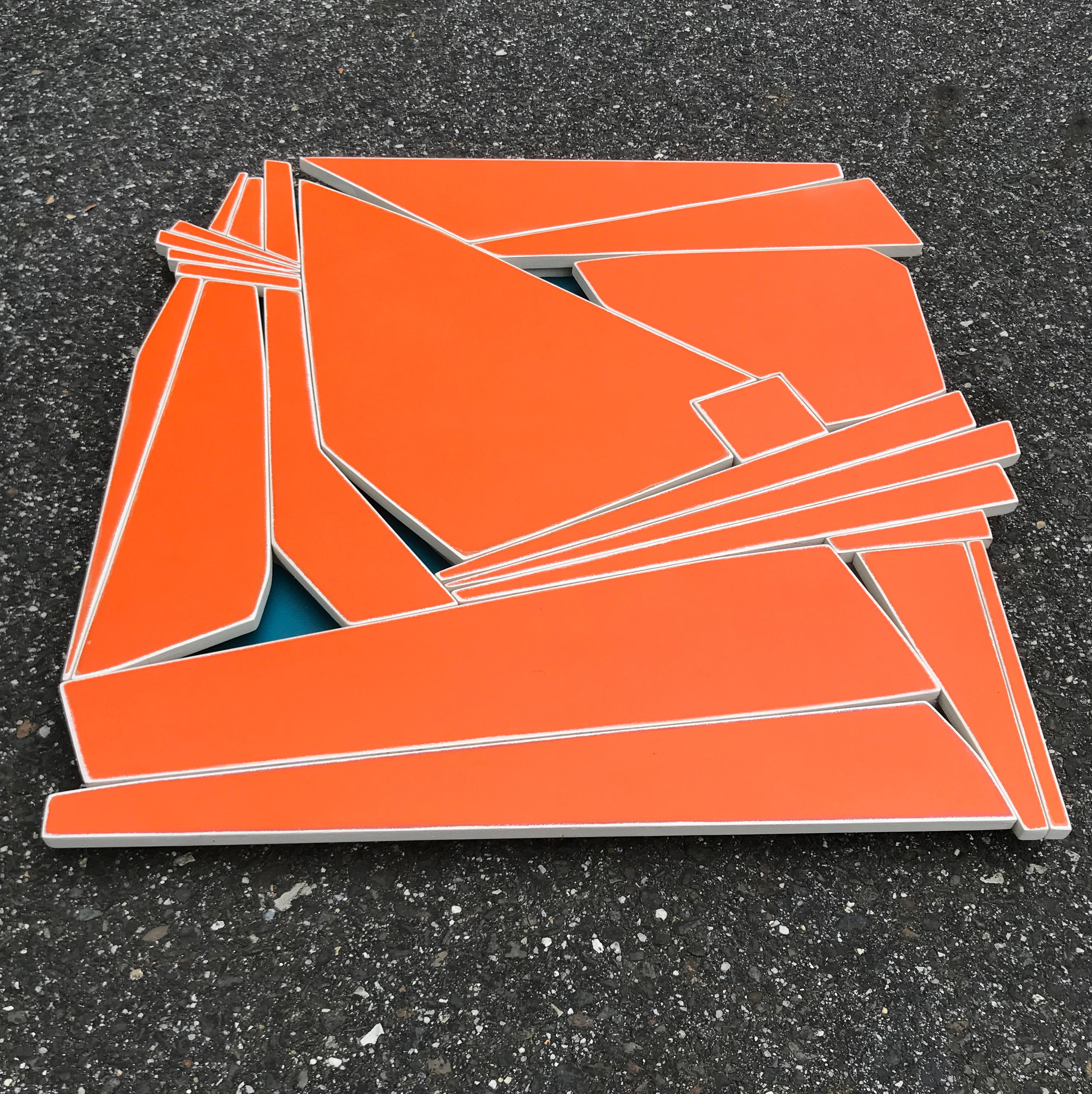 American Contemporary Sculpture by Scott Troxel - Tangerine For Sale 1