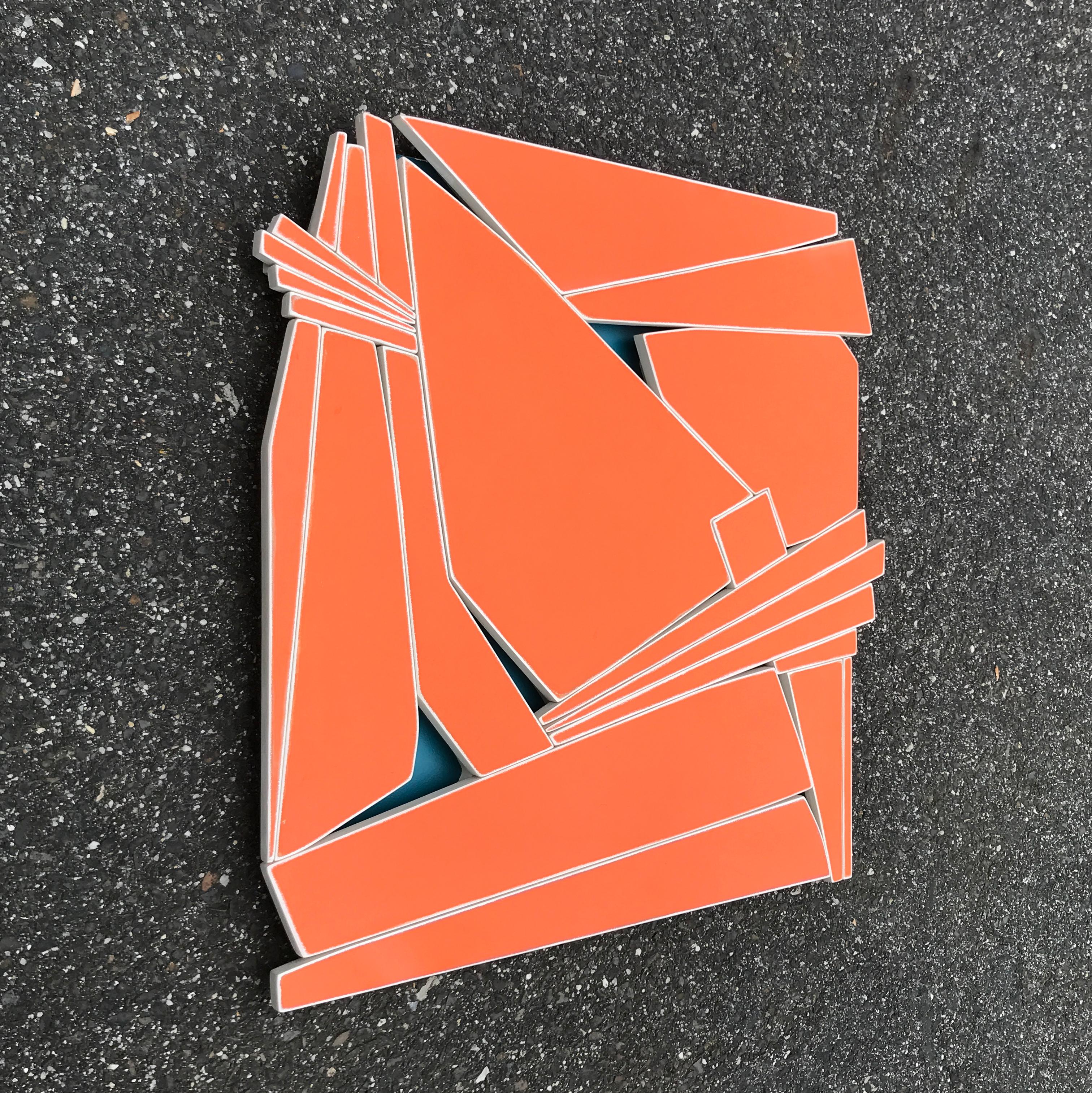 American Contemporary Sculpture by Scott Troxel - Tangerine For Sale 4