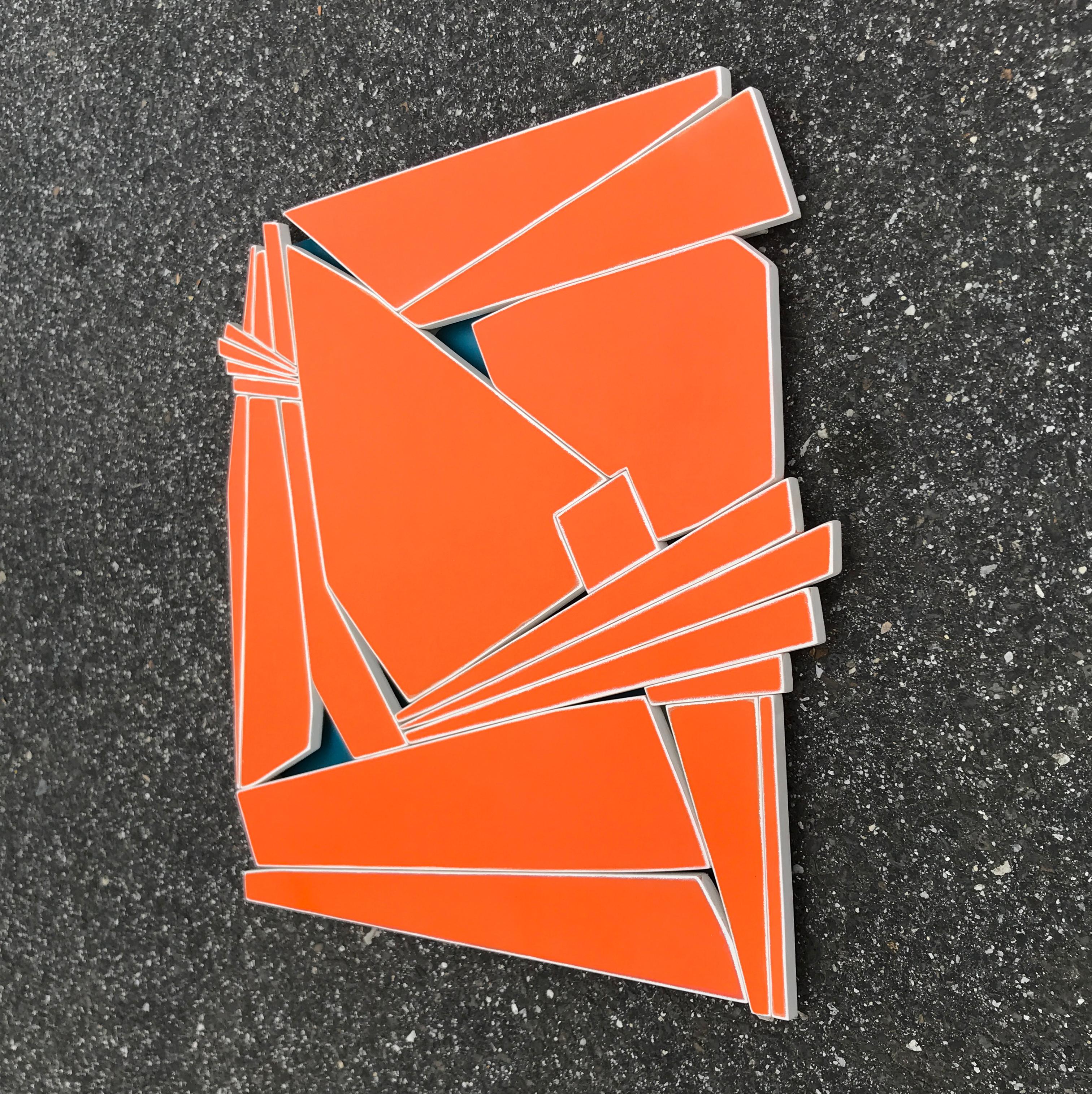 American Contemporary Sculpture by Scott Troxel - Tangerine For Sale 6
