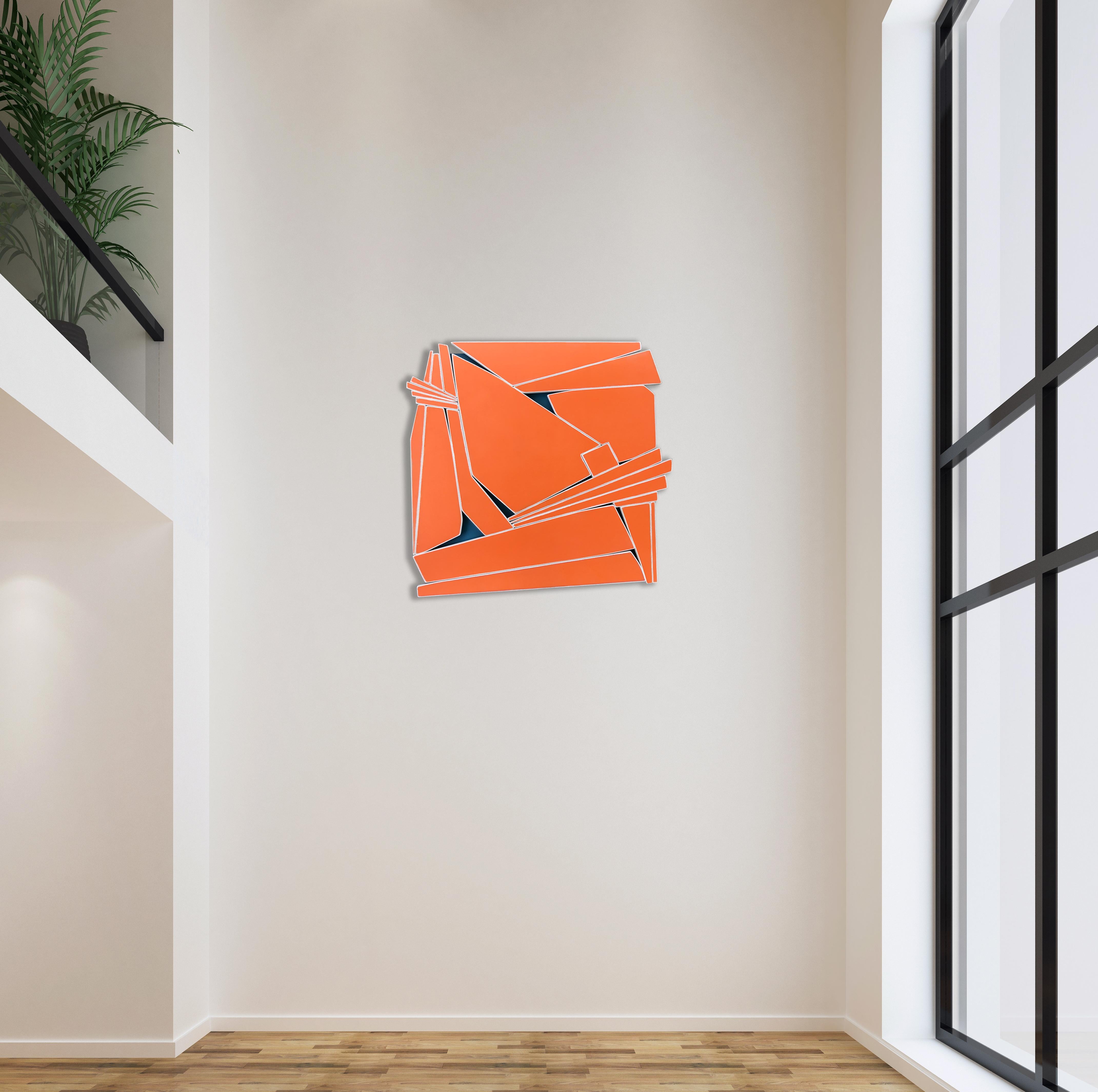 American Contemporary Sculpture by Scott Troxel - Tangerine For Sale 7