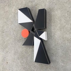 "Beacon" Wood Wall Architectural Sculpture by American Artist Scott Troxel