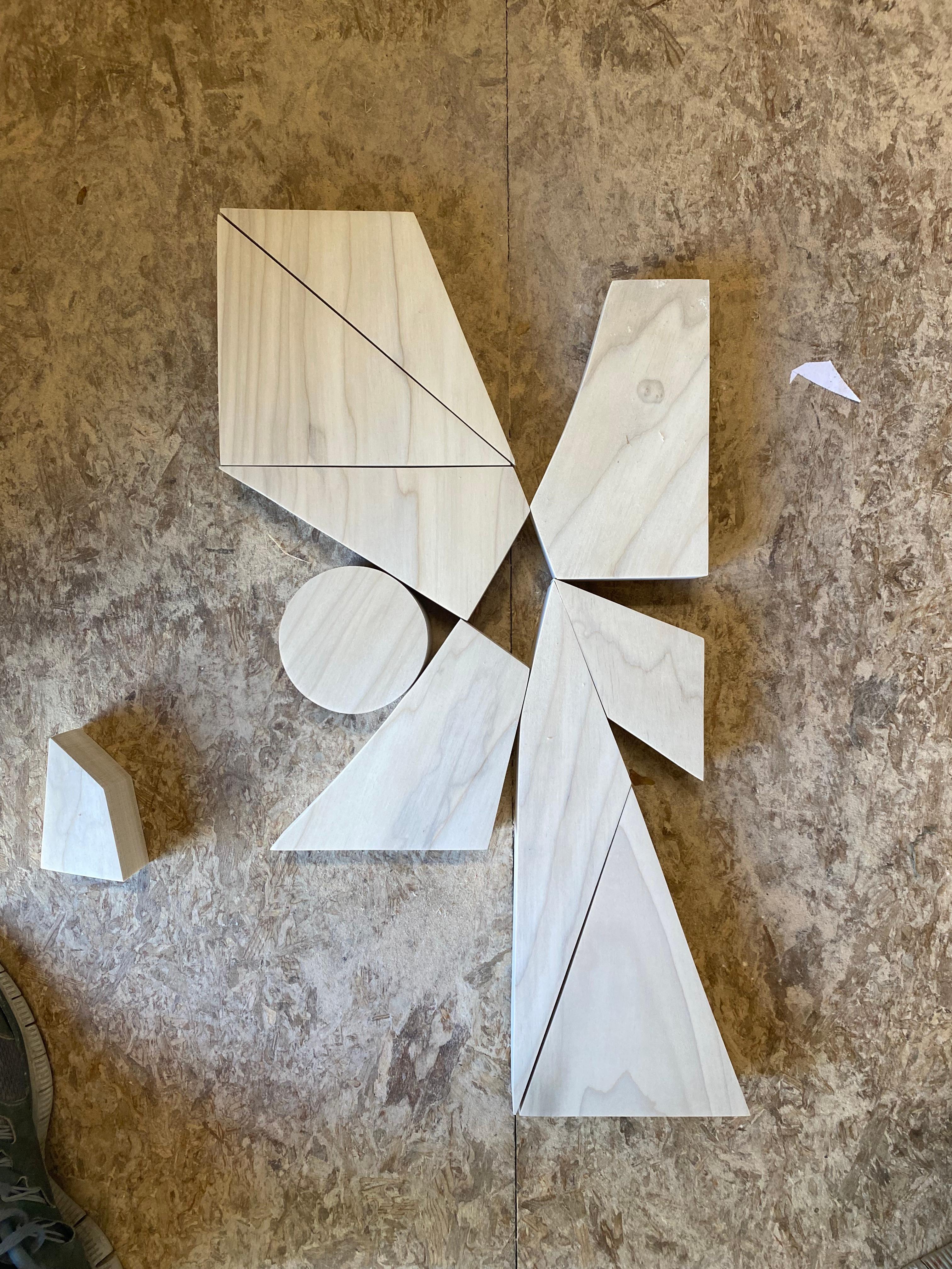 Scultura da parete in Wood 