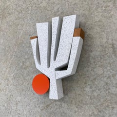 "CherryTree" Wall Sculpture mid century modern, monochrome, modernism