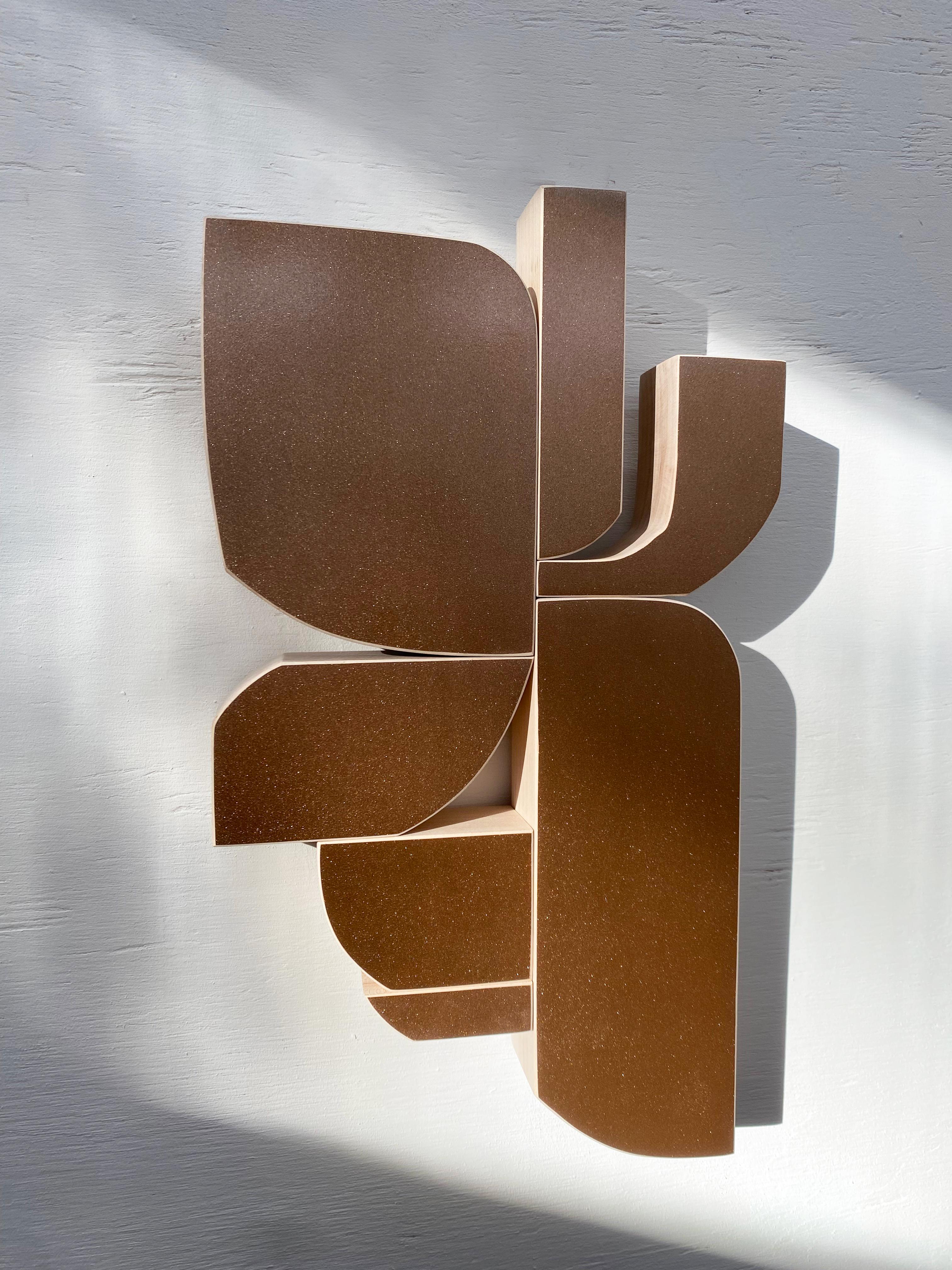 Scultura da parete in legno 
