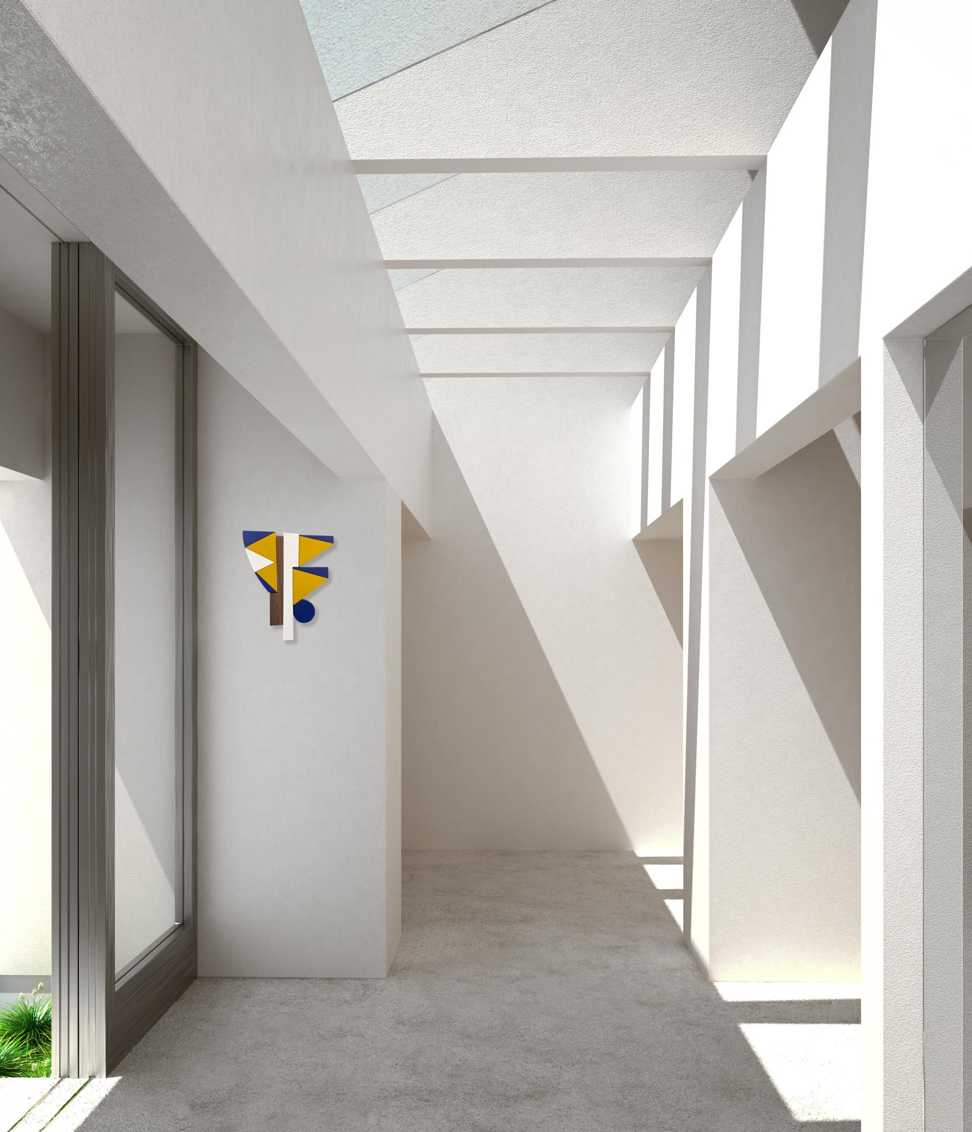 Escultura de pared 