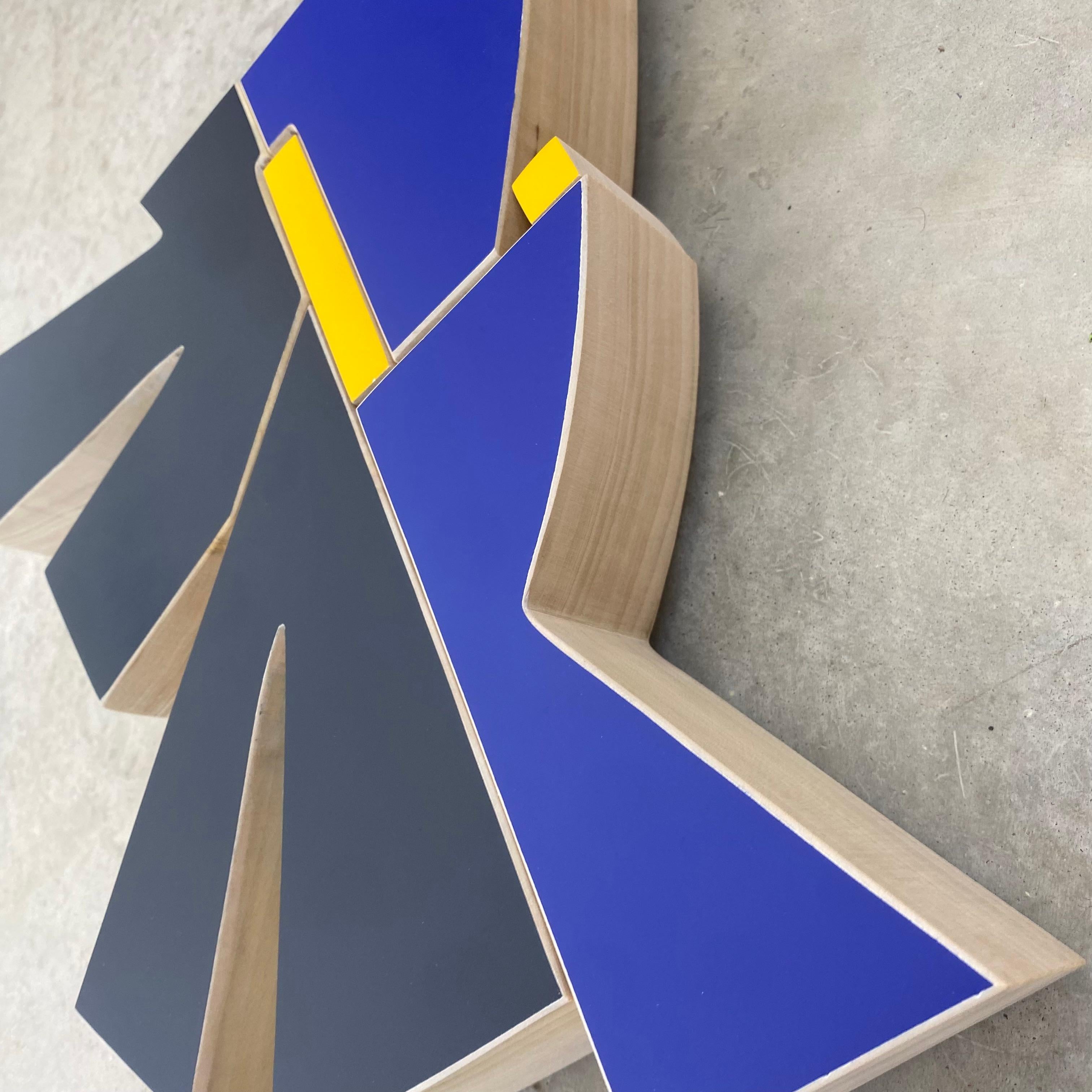 Scultura da parete in legno 