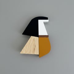 Scultura da parete in Wood "Sweeper" di Scott Troxel