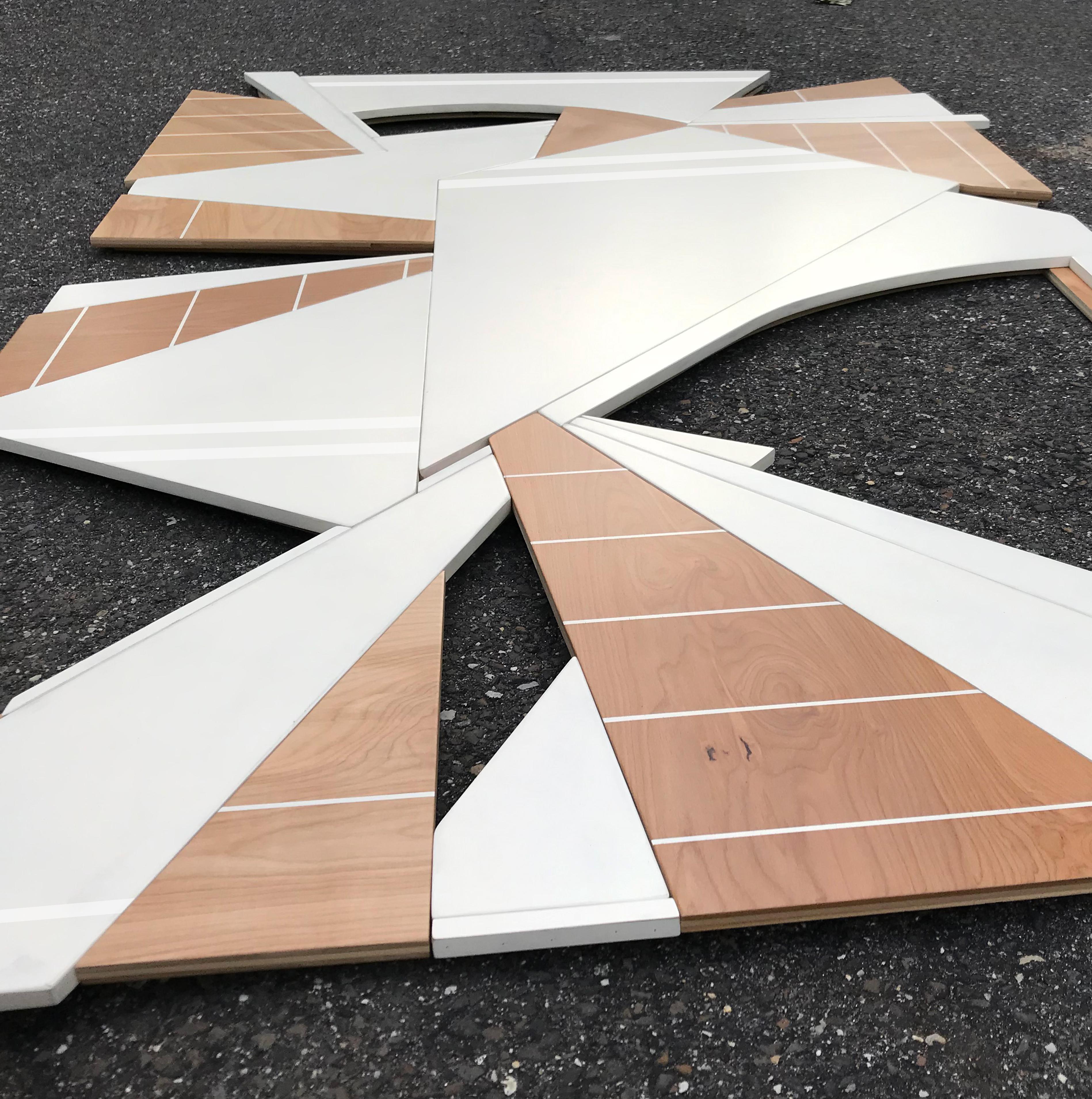 Please Note:  This Listing is for a commission.  This piece will be made specifically for you.  (Colors and palette changes can be arranged).

Terebellum is a large modern wall sculpture. As with all my work, Terebellum is retrofuturist, meaning