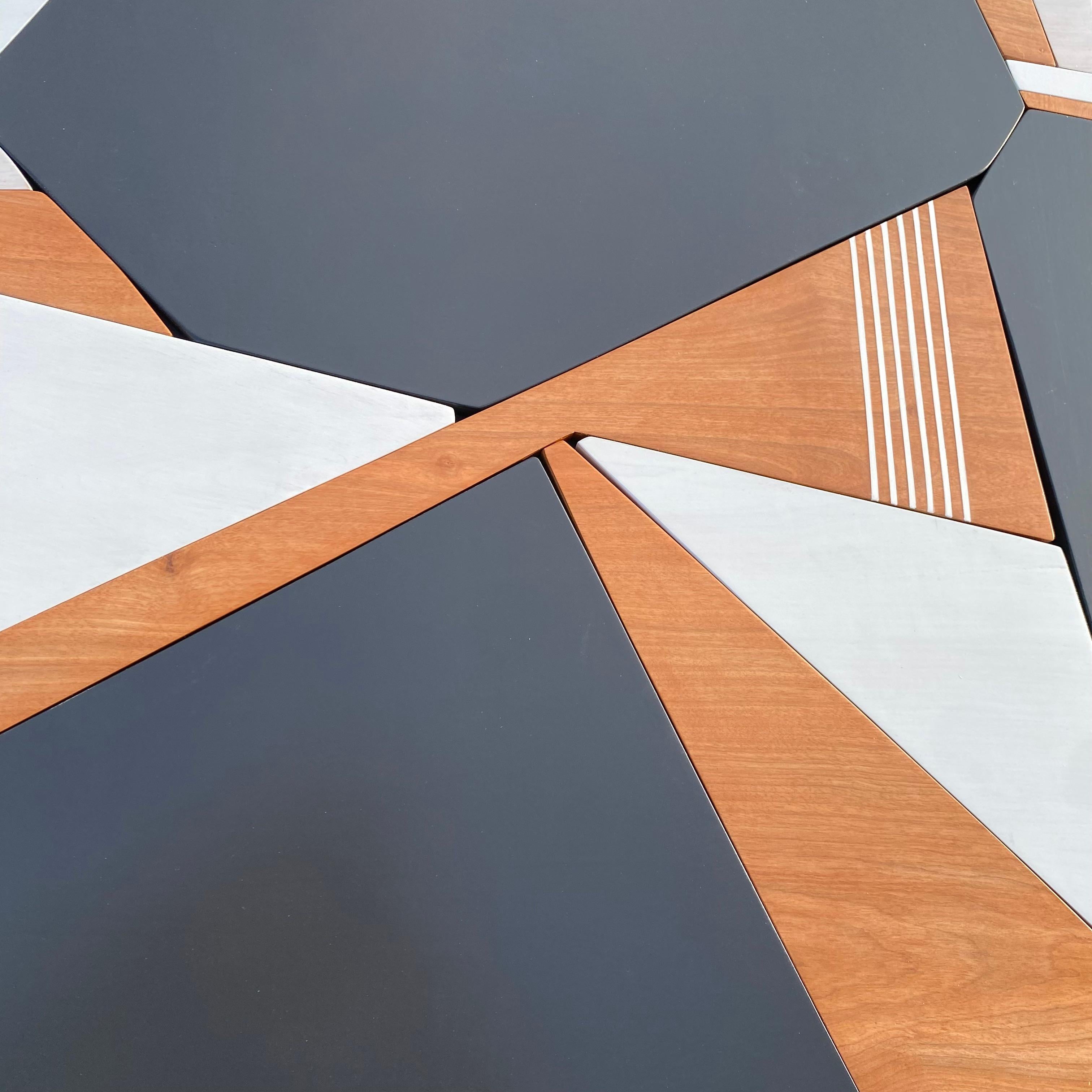 Escultura mural de madera 