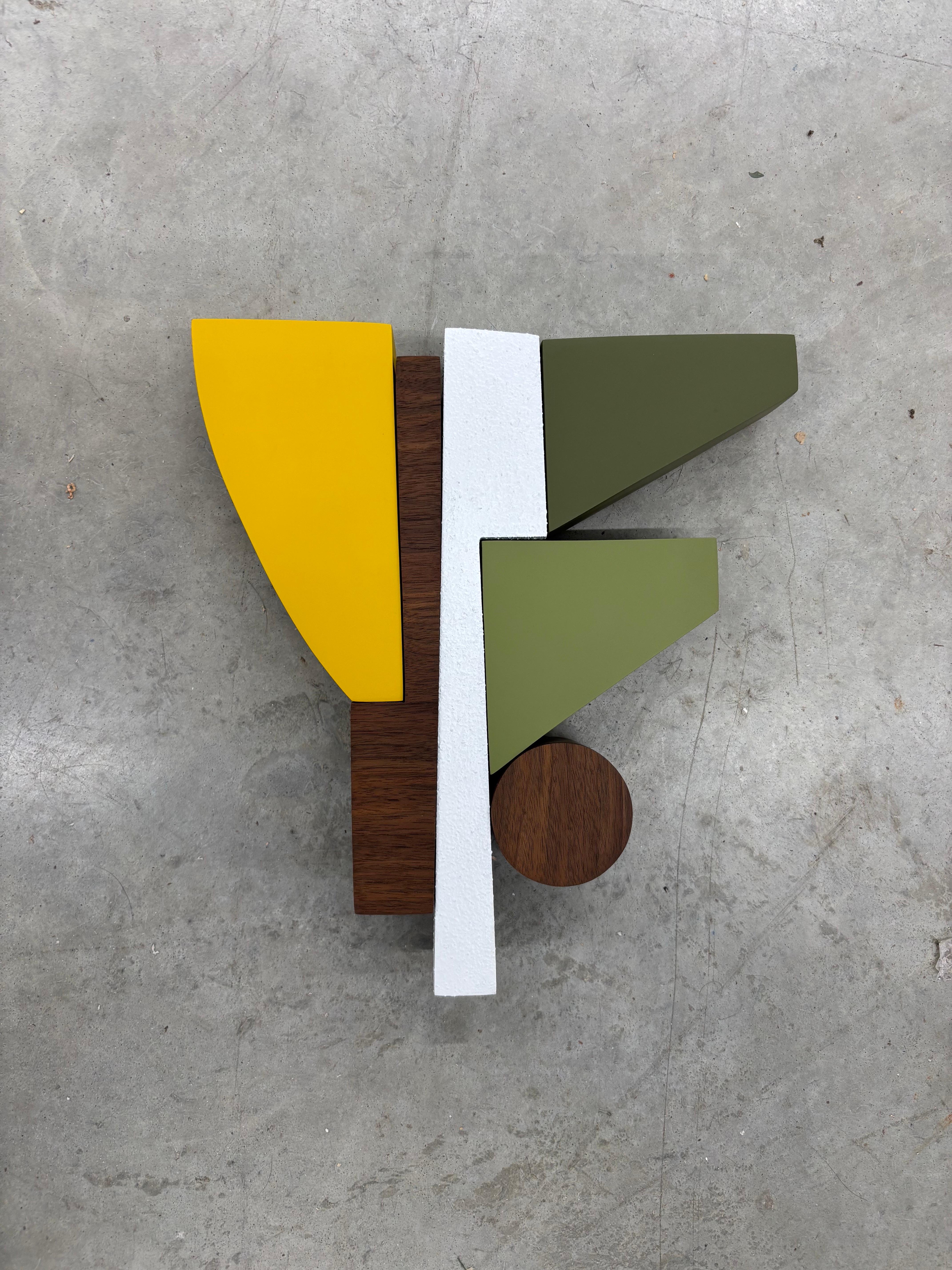 Scultura da parete in legno 