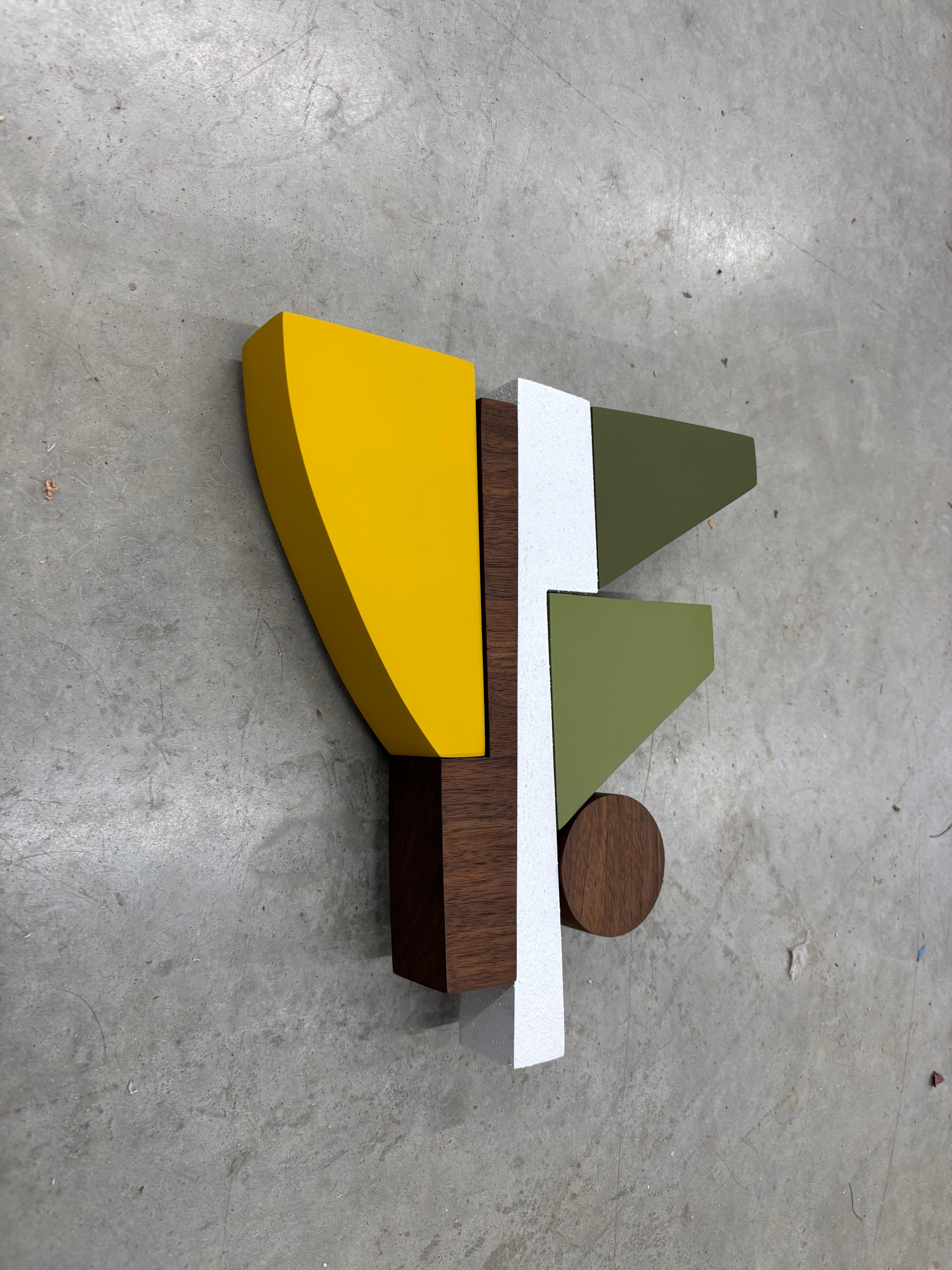 Scultura da parete in legno 