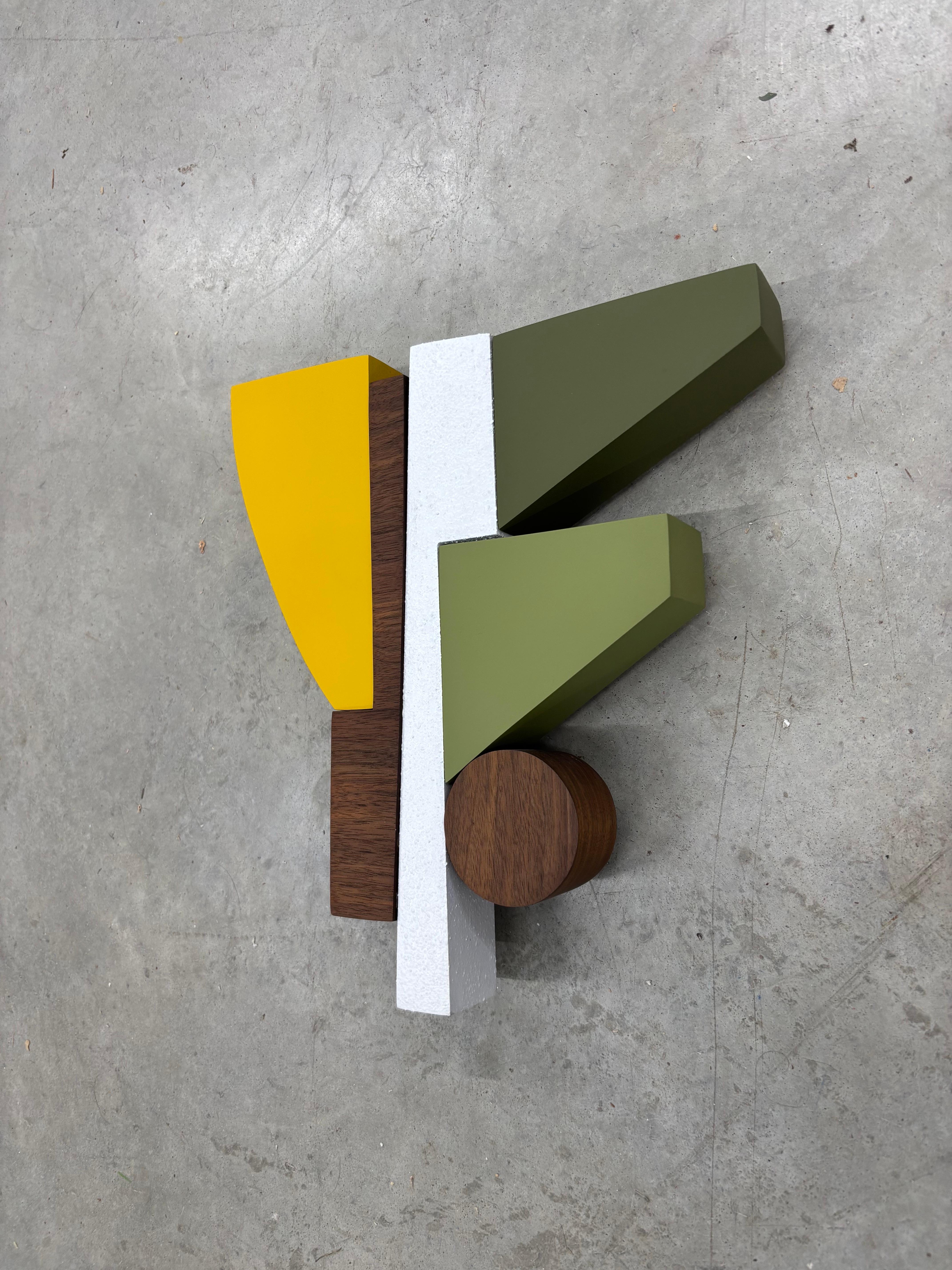 Scultura da parete in legno 