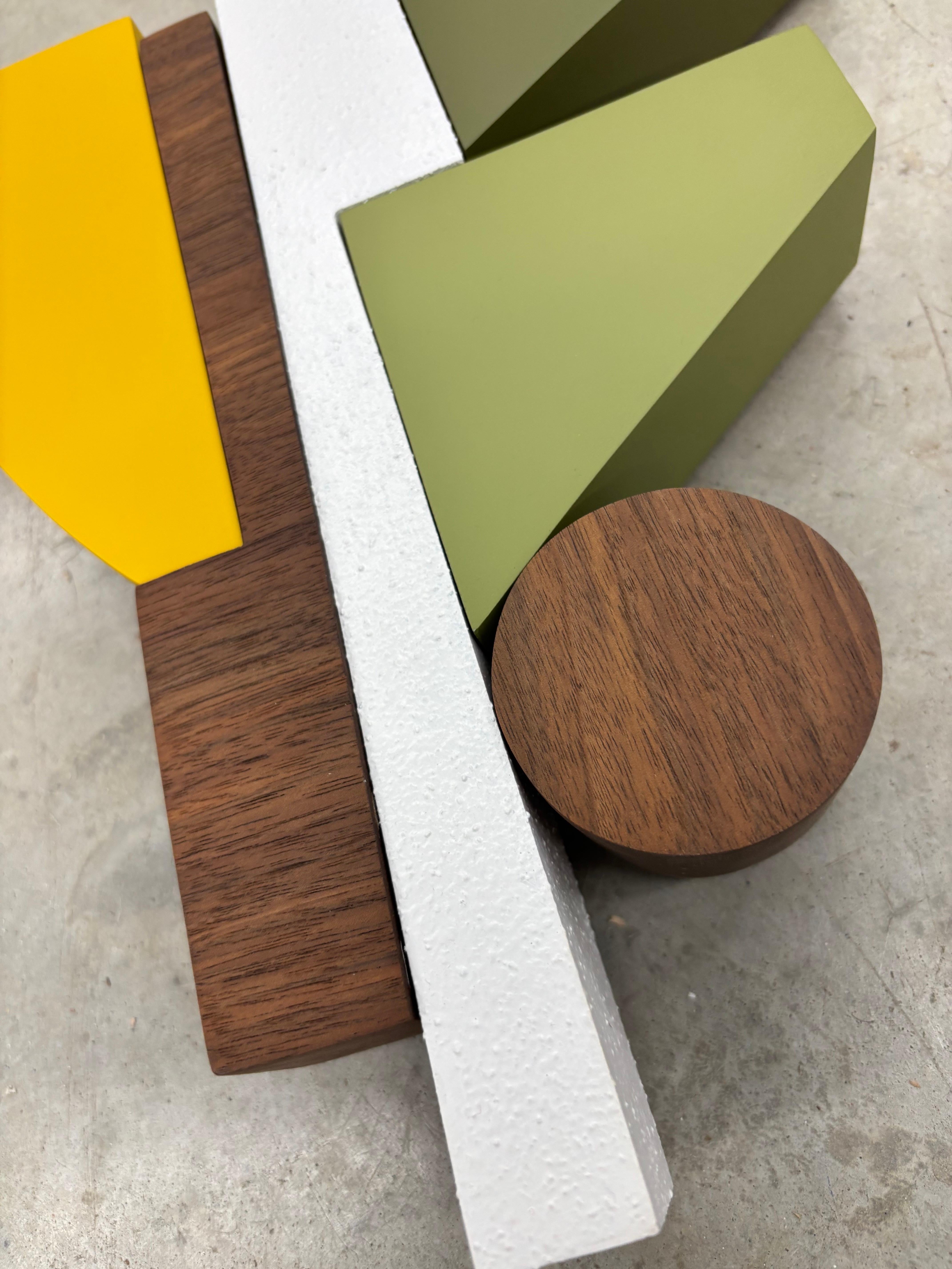 Scultura da parete in legno 