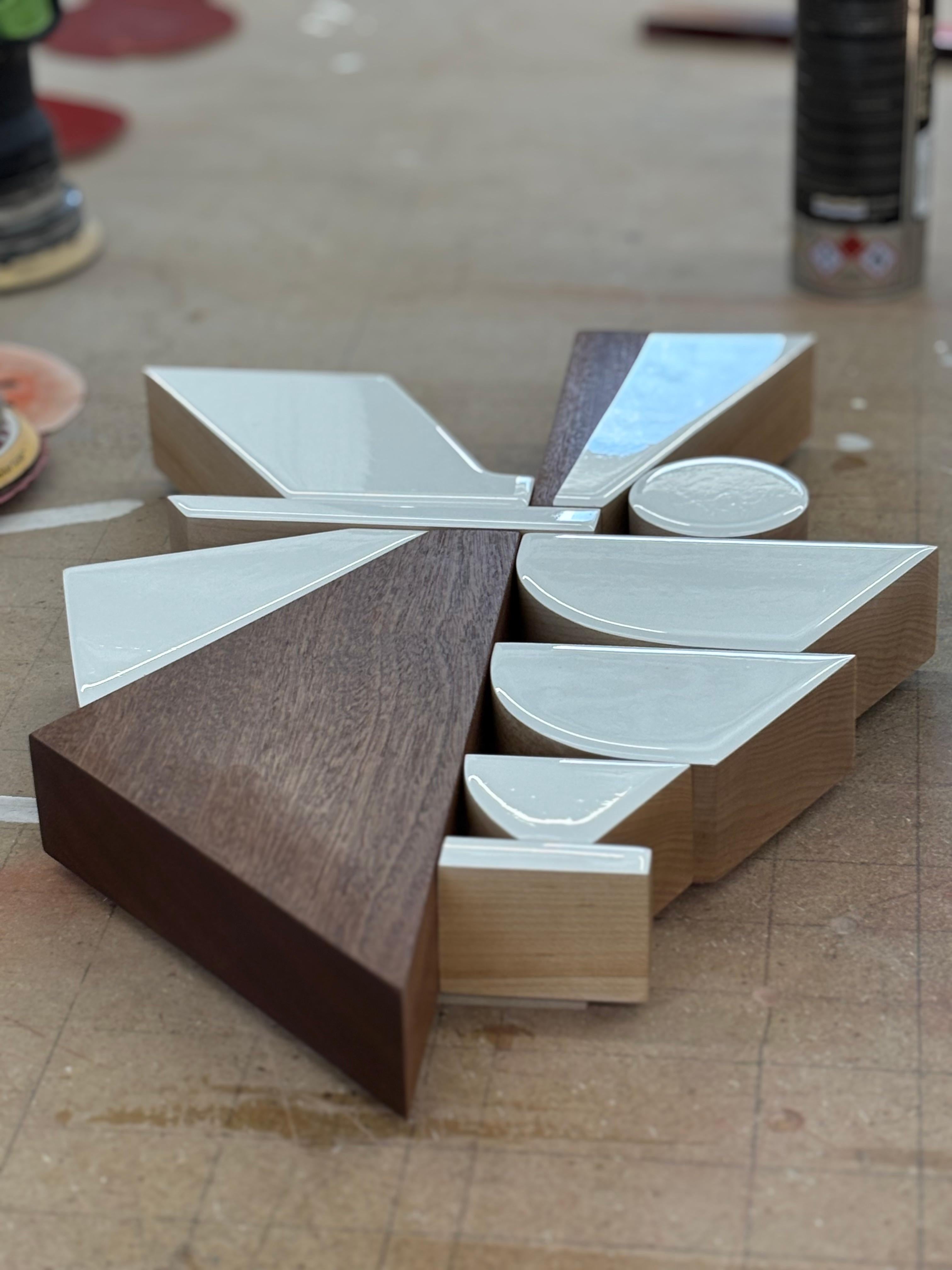 Scultura da parete in Wood 